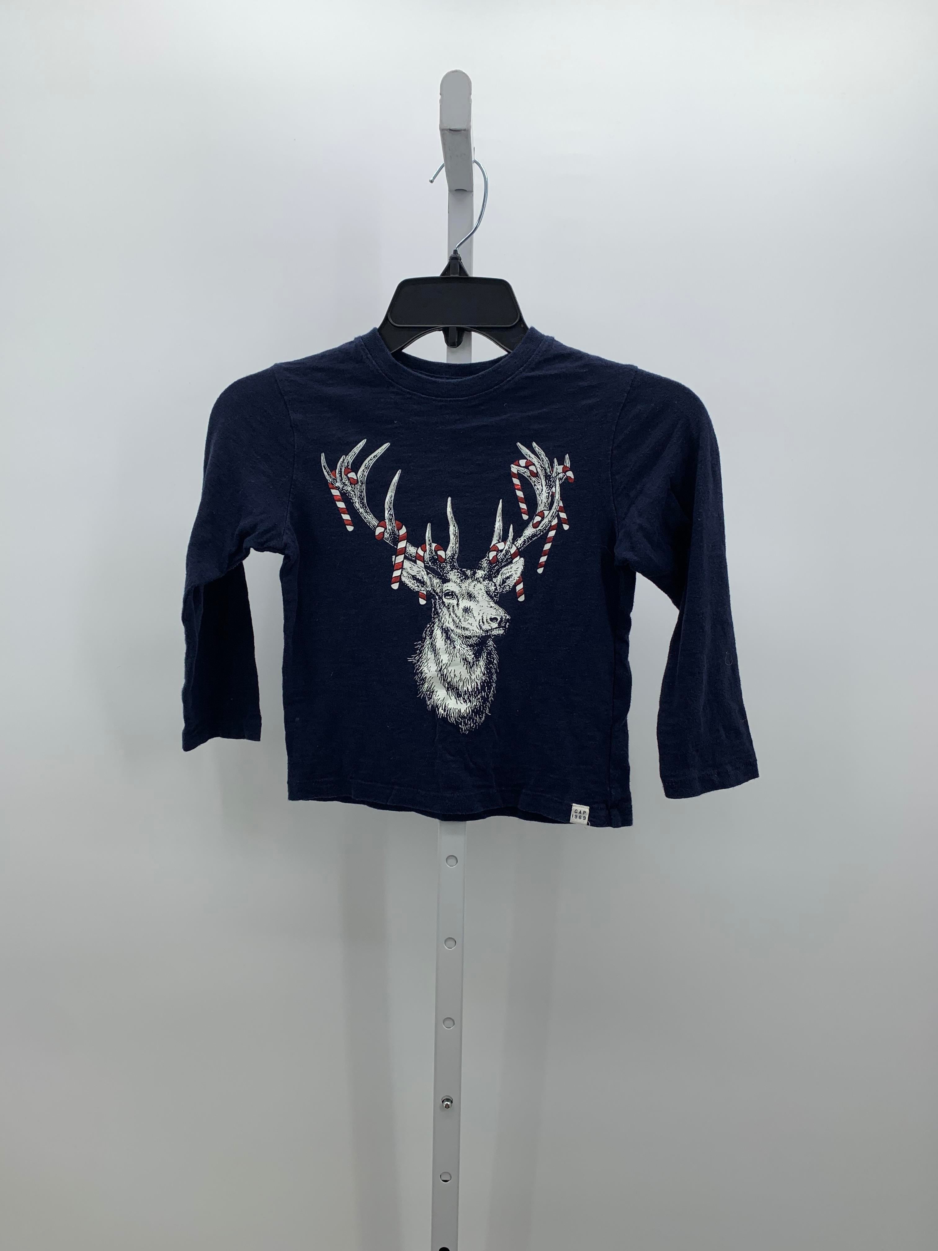 LONG SLV SHIRT CANDY CANE DEER