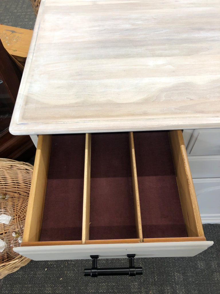 RE-FINISHED ETHAN ALLEN BUFFET TABLE.