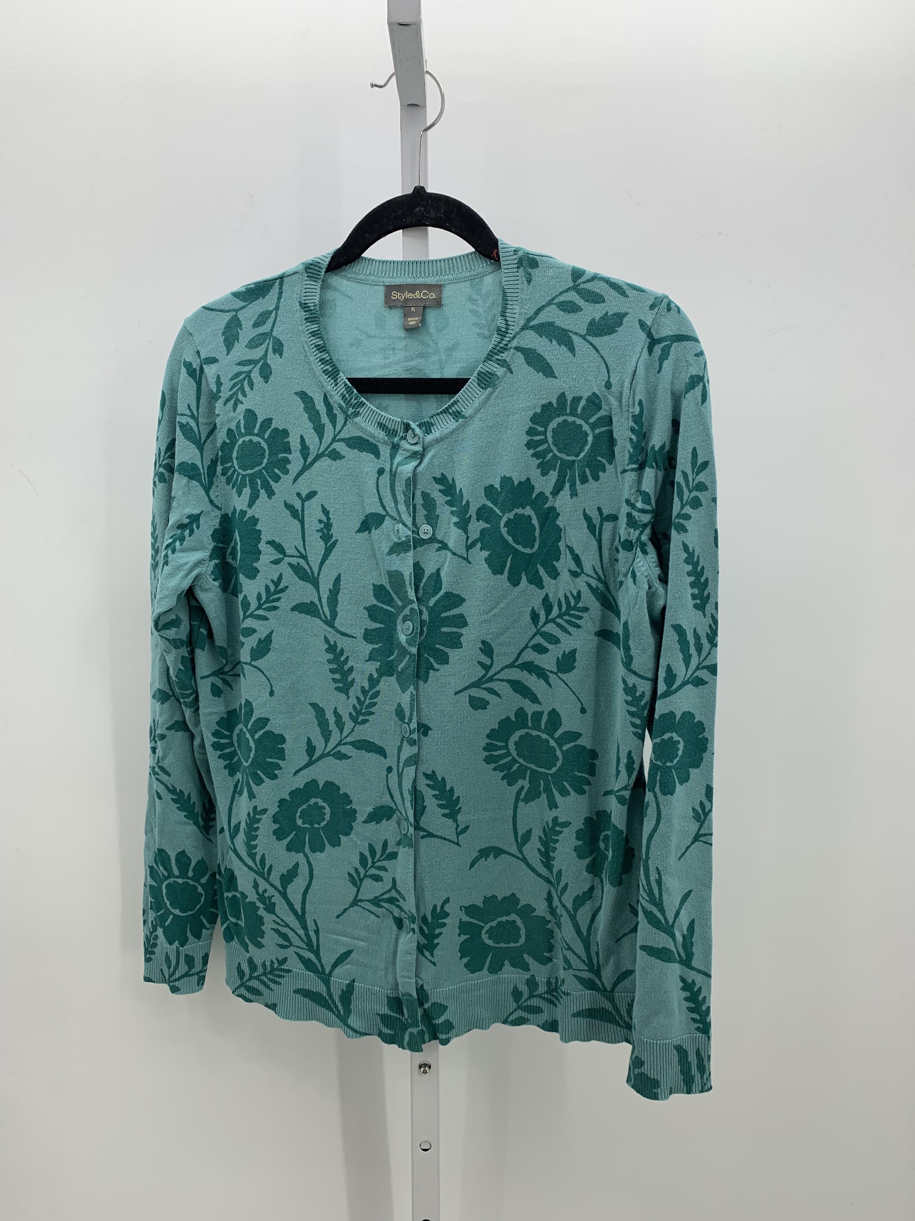 Style & Co. Size Large Petite Petite Long Slv Sweater