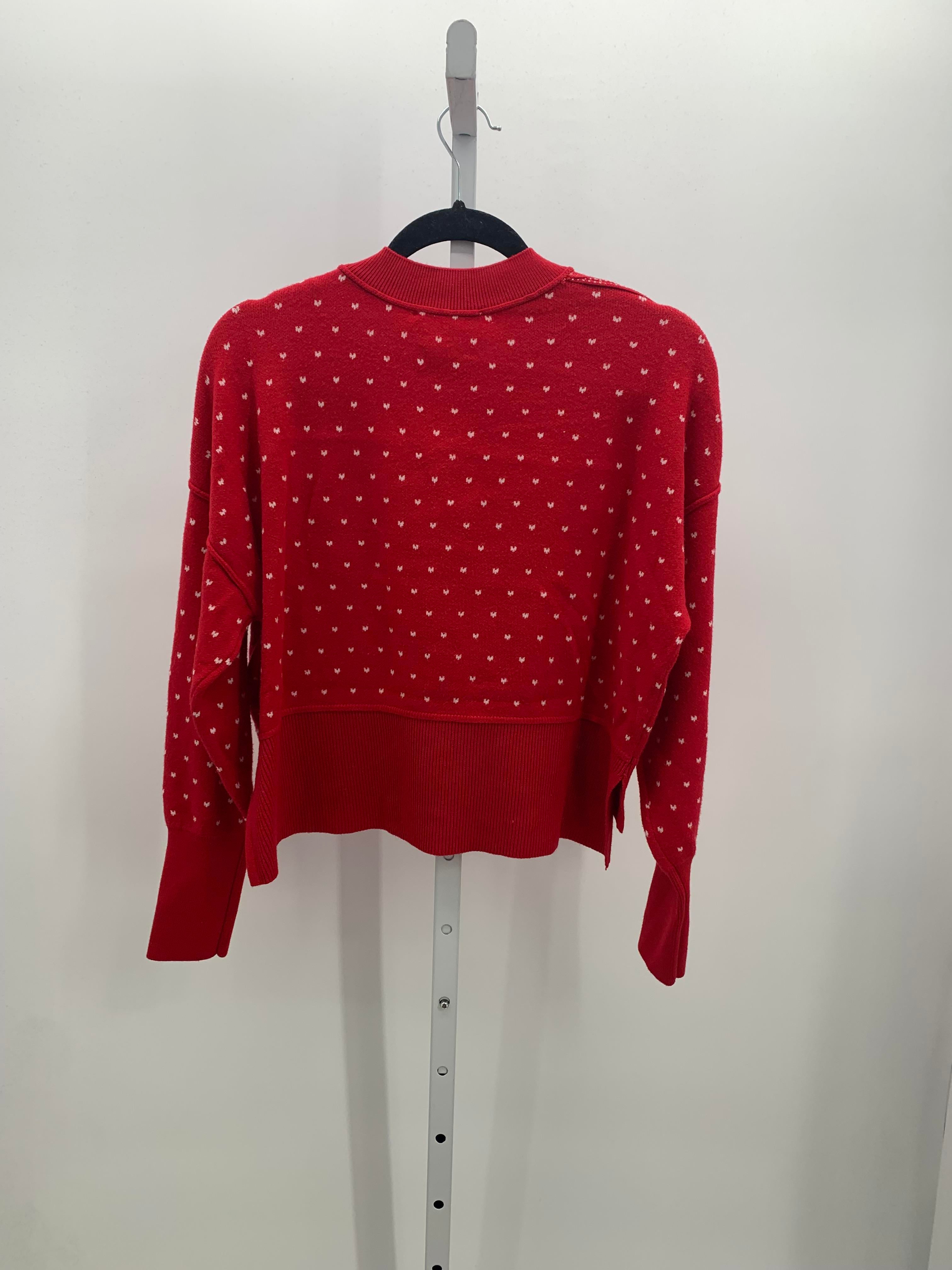 Pink Rose Size X Small Juniors Long Sleeve Sweater