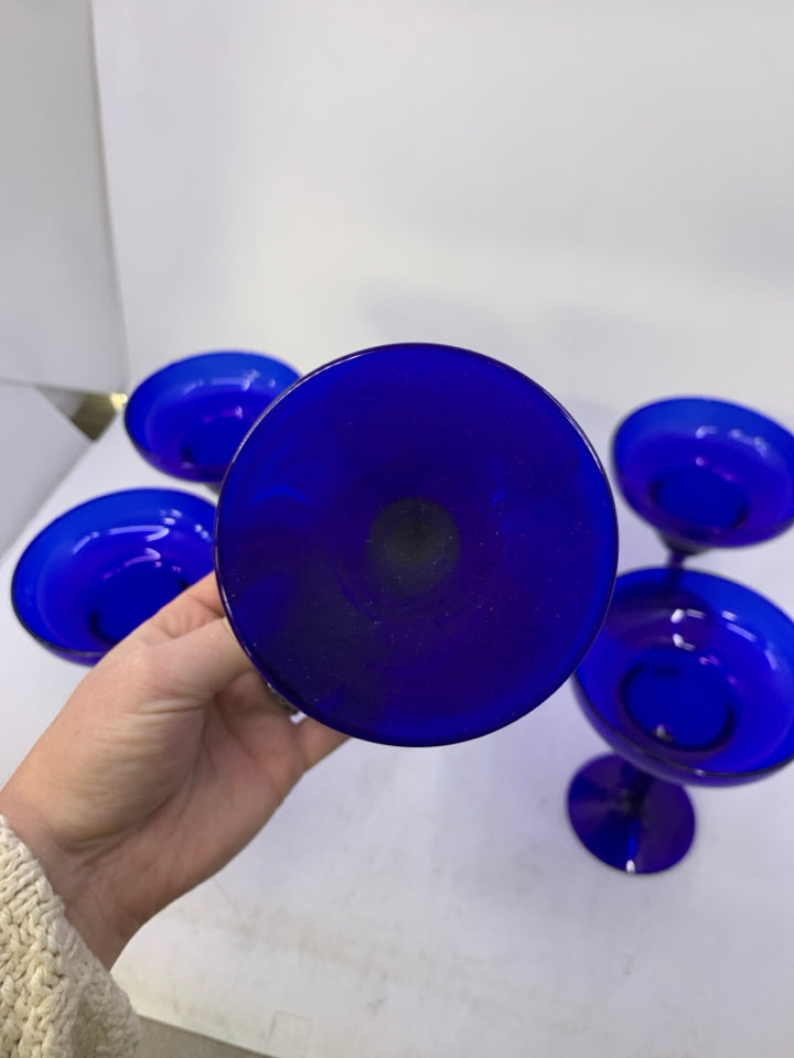 6 MARGARITA GLASSES.