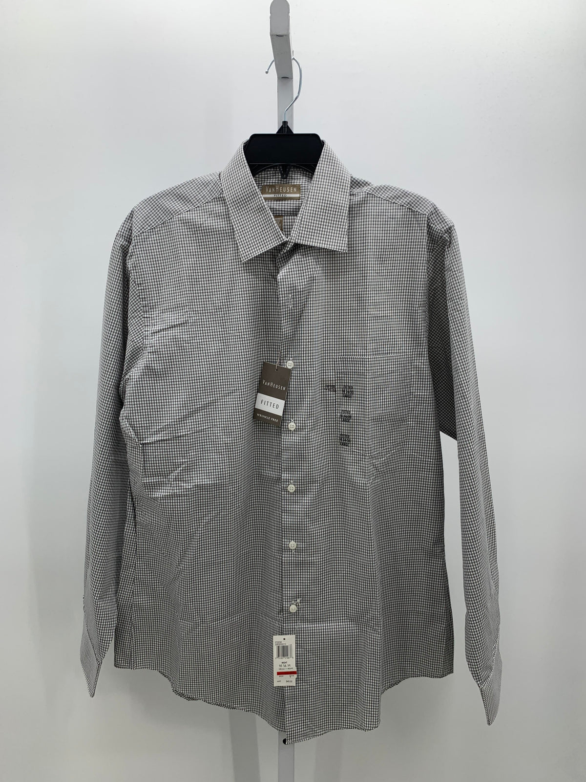 NEW PLAID BTN DOWN
