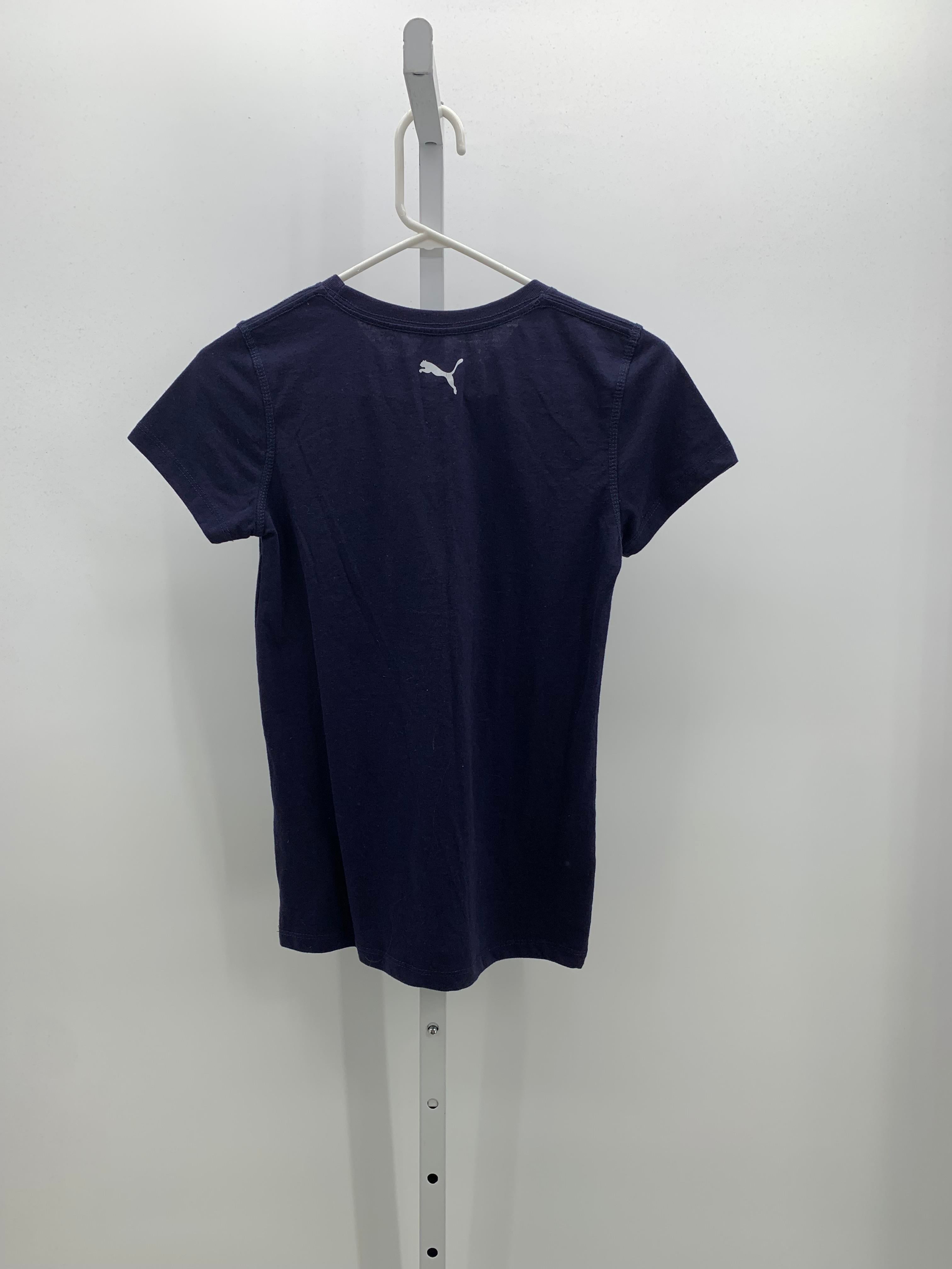 Puma Size 16 Girls Short Sleeve Shirt