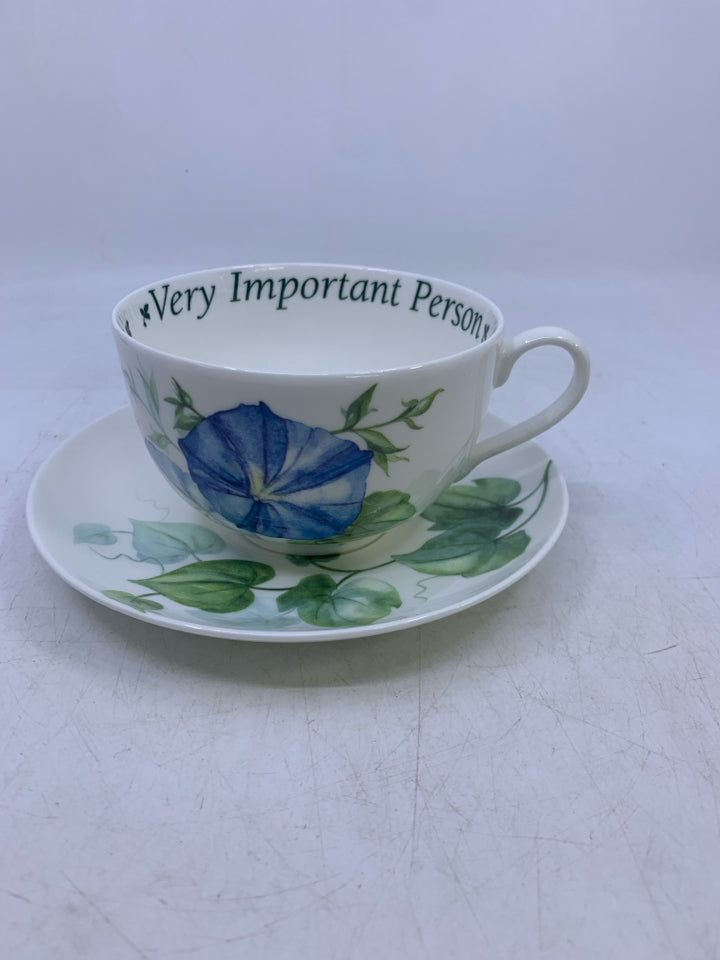 MORNING GLORY BLUE FLOWER.