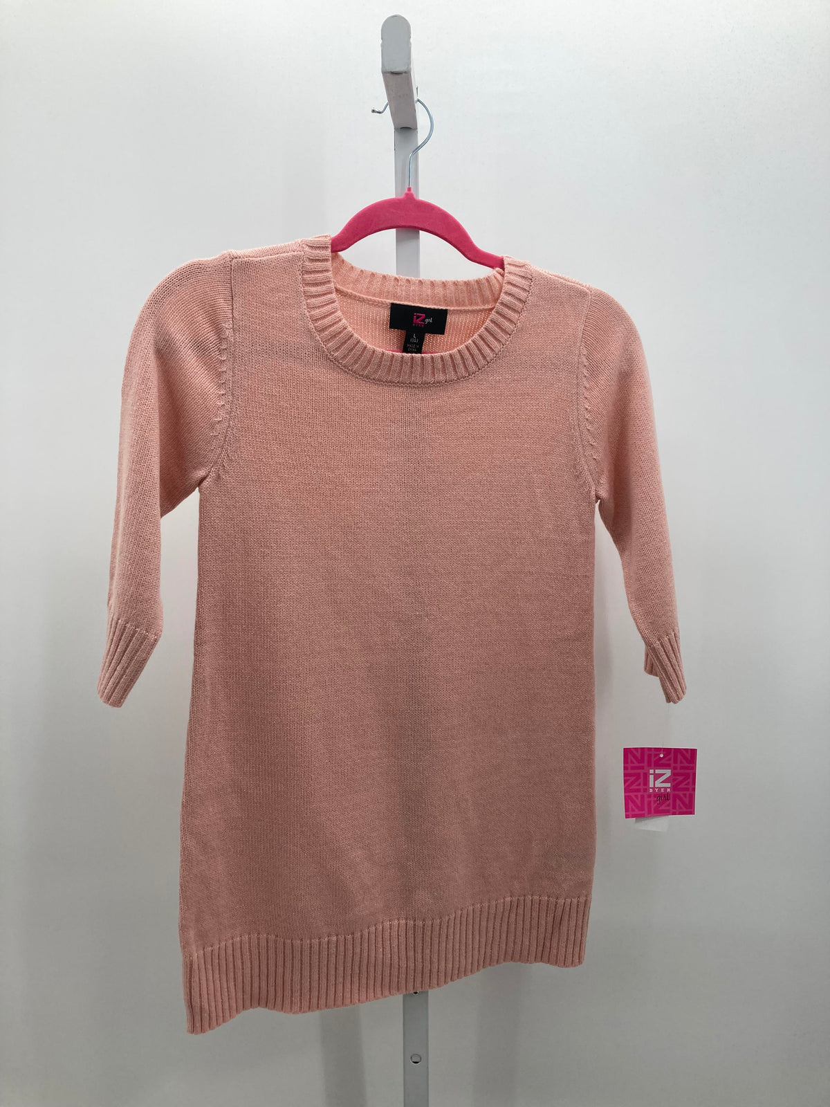 IZ Byer Size 14 Girls Long Sleeve Dress