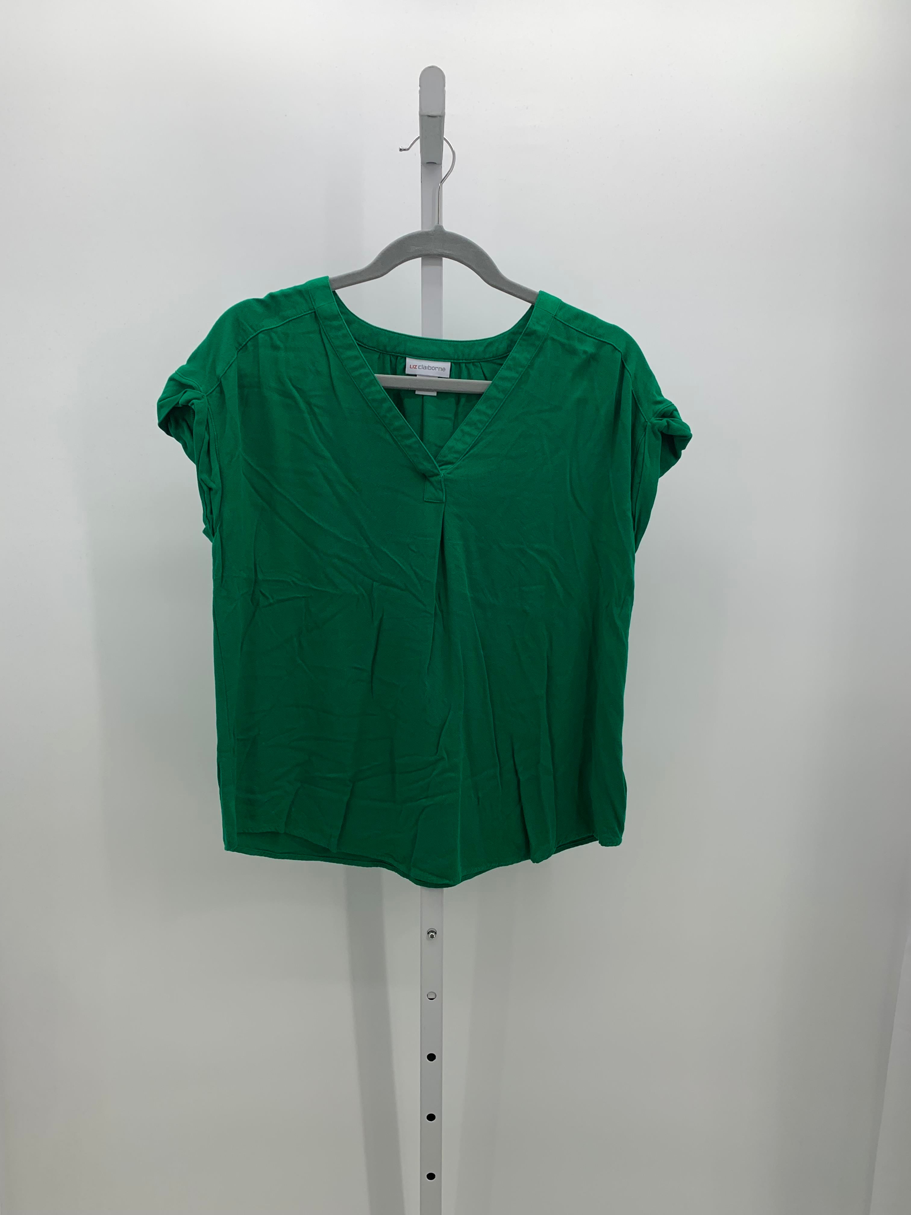 Liz Claiborne Size Medium Misses Short Sleeve Shirt