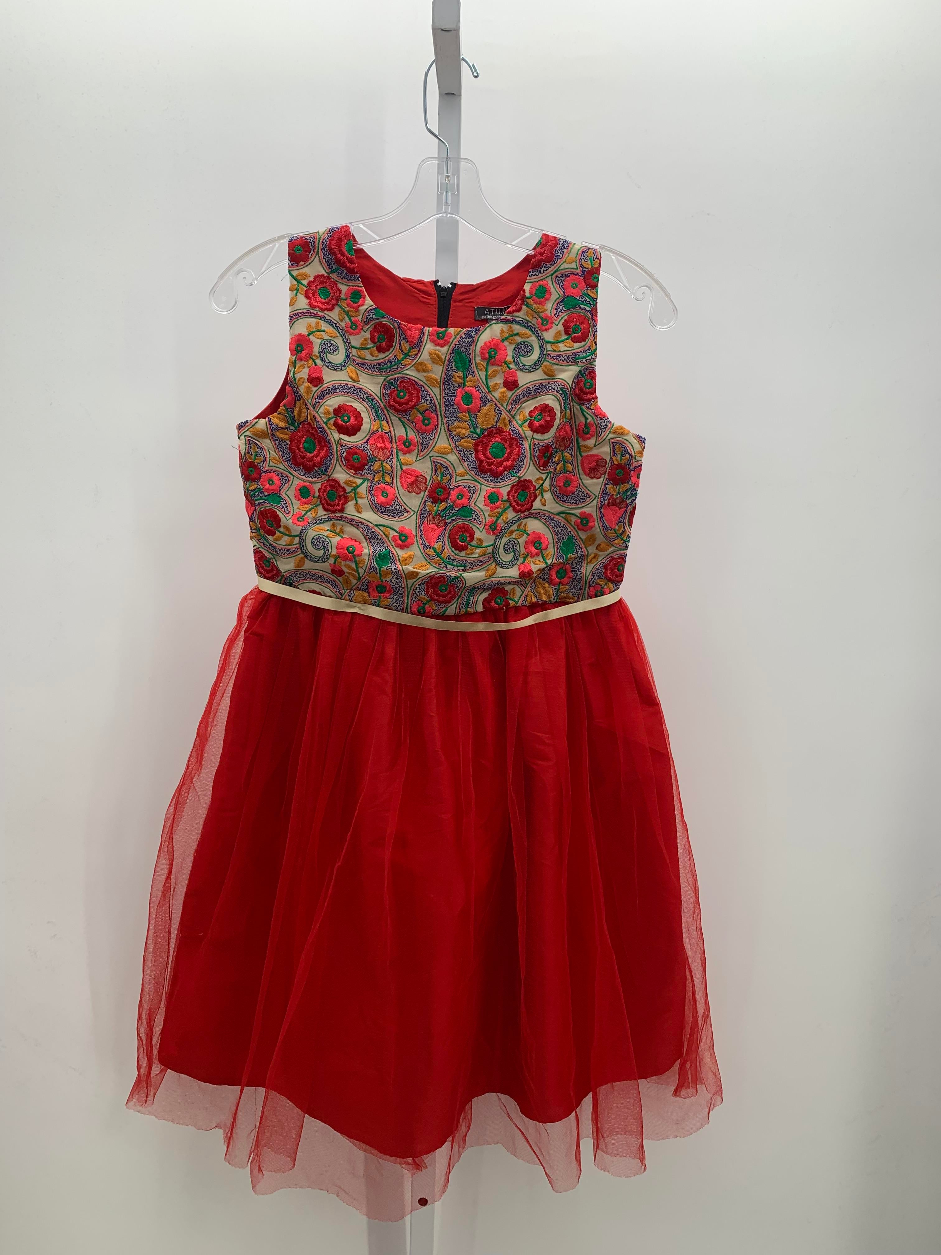 Size 10-12 Girls Sleeveless Dress