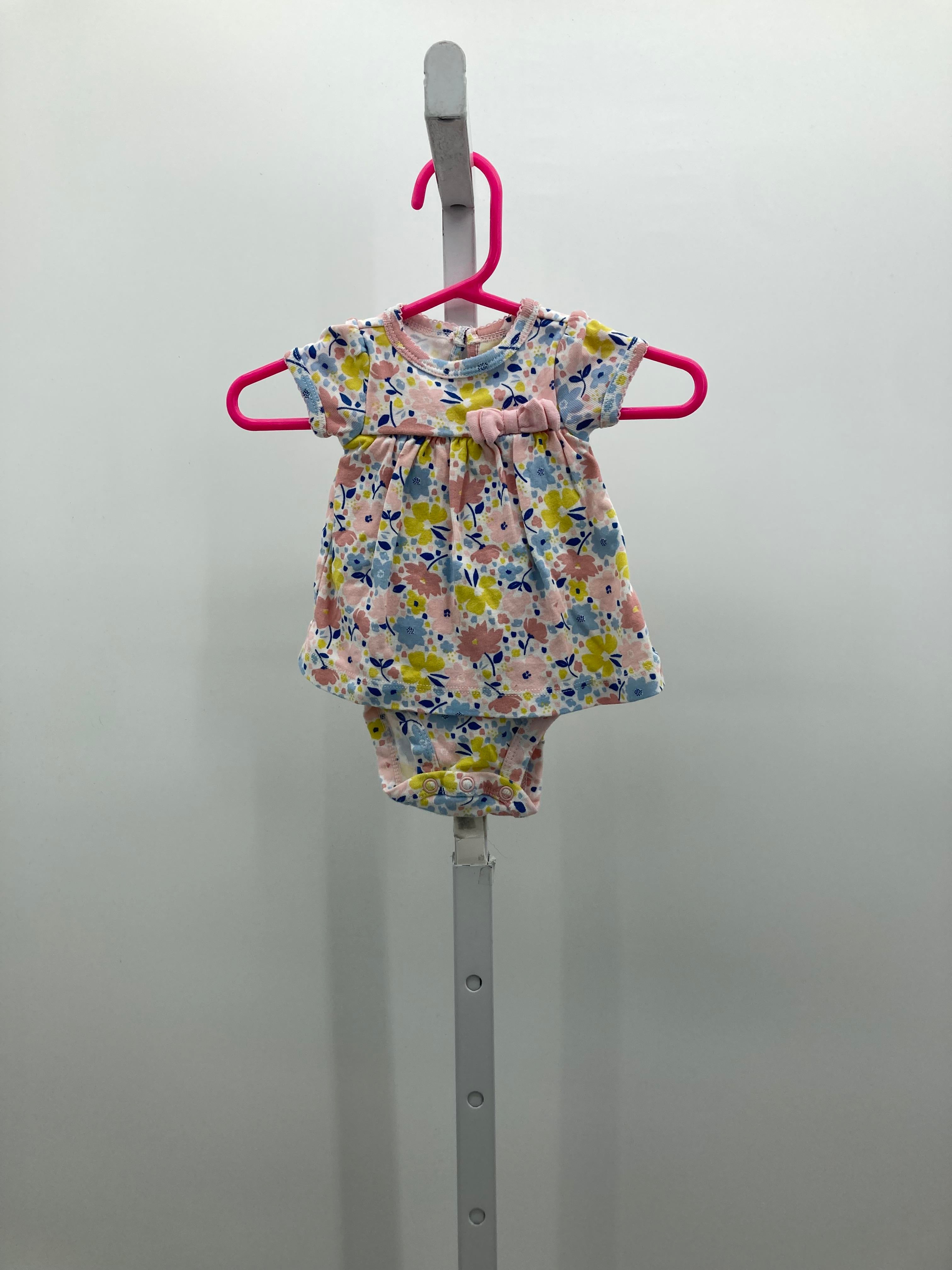 Child of Mine Size Newborn Girls Short Sleeve Dress