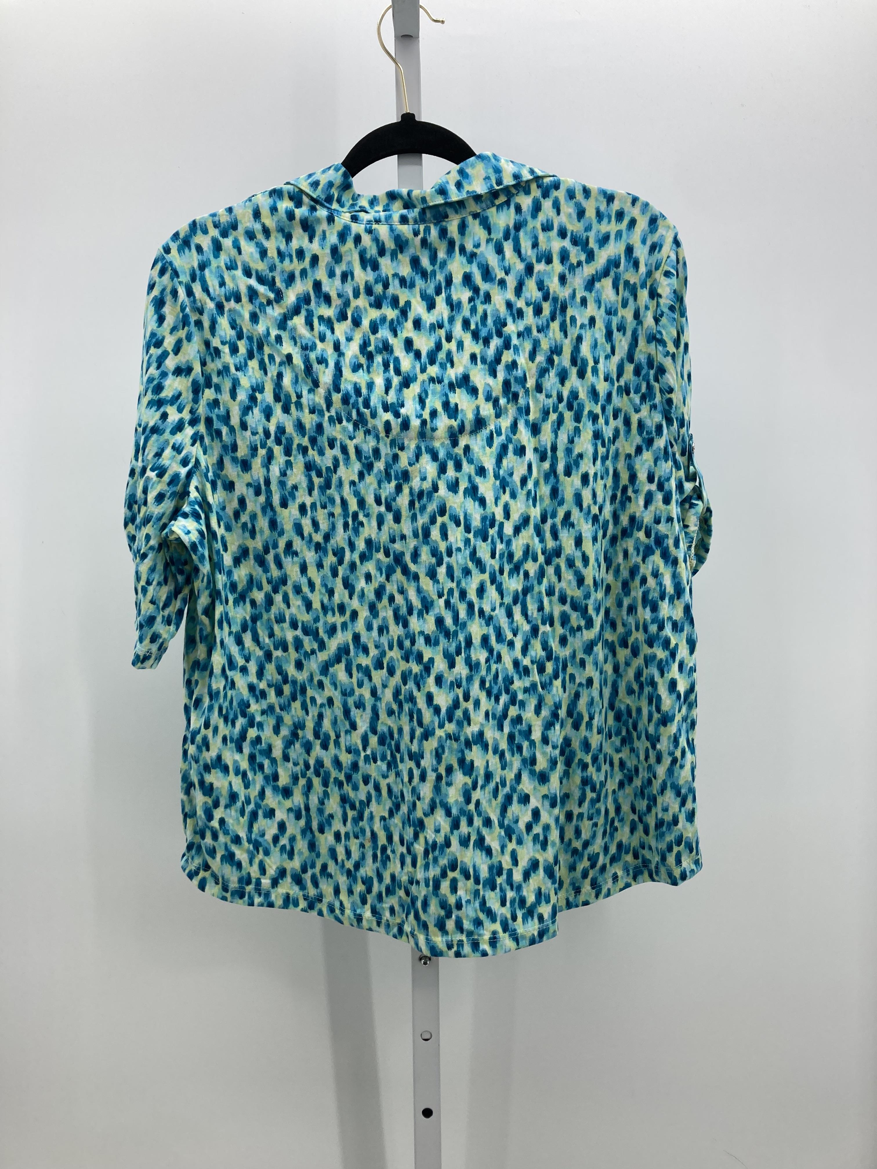 Size X Large Petite Petite Short Sleeve Shirt