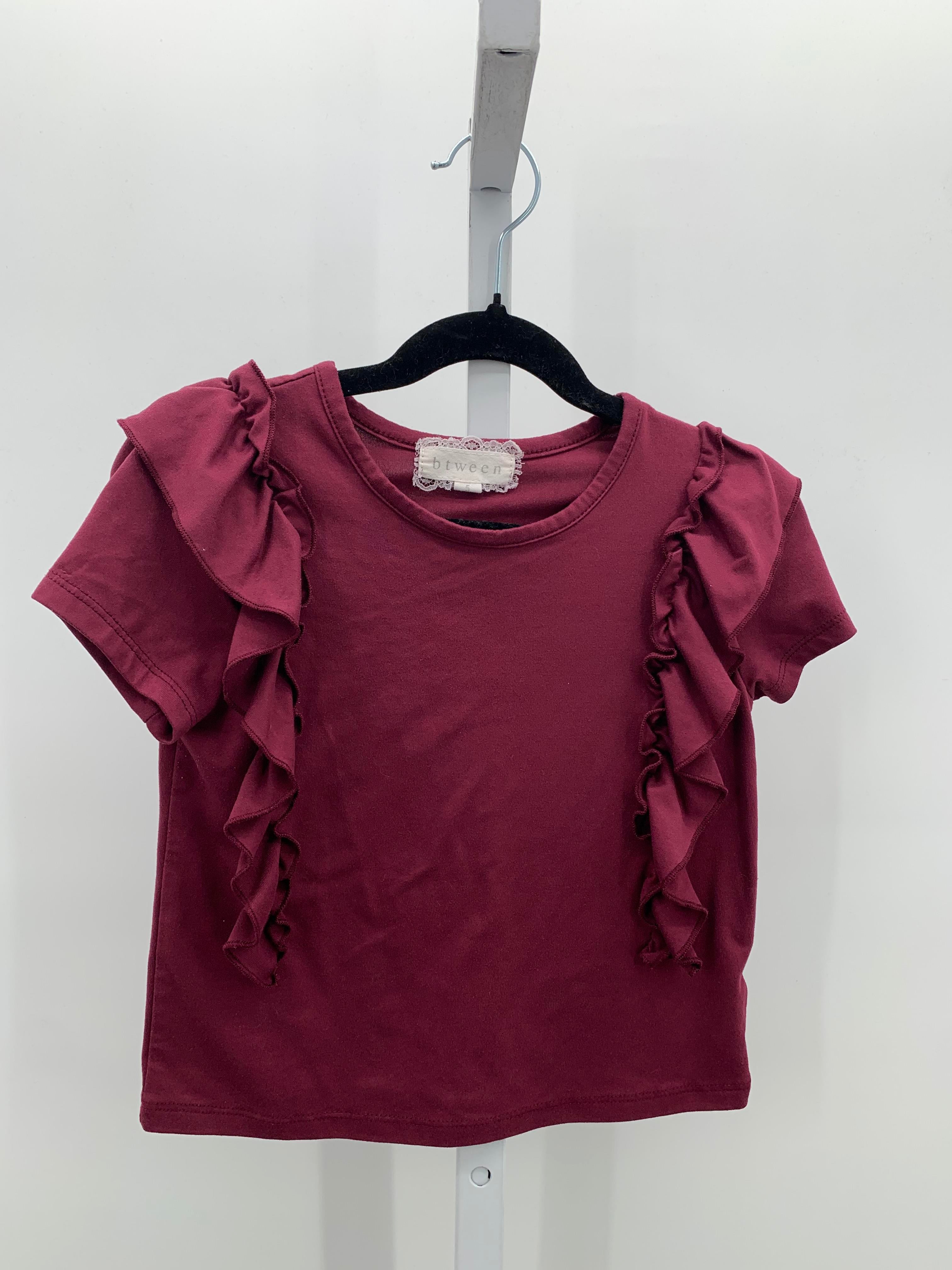 BTween Size 5 Girls Short Sleeve Shirt