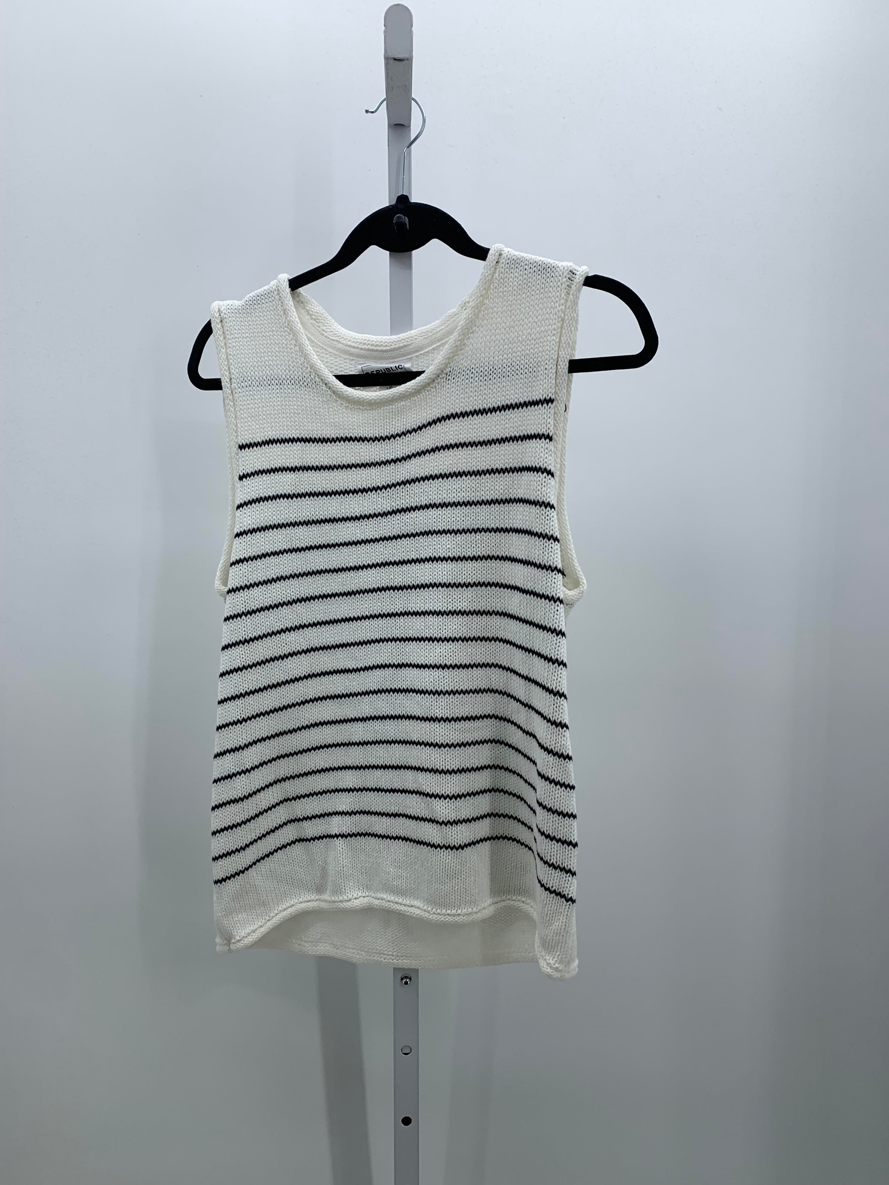 For The Republic Size Large Misses Sleeveless Sweater