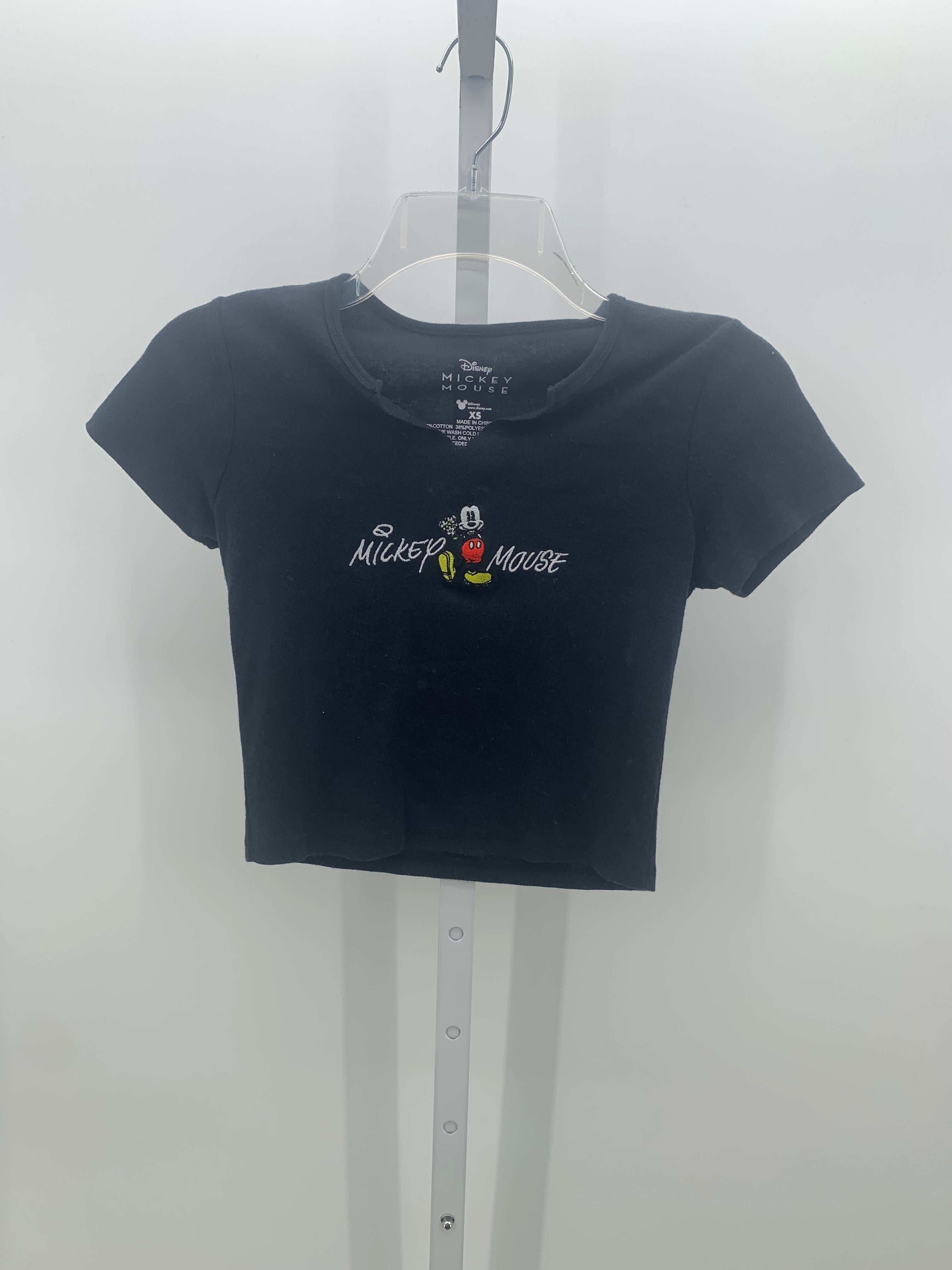 Disney Size X Small Juniors Short Sleeve Shirt