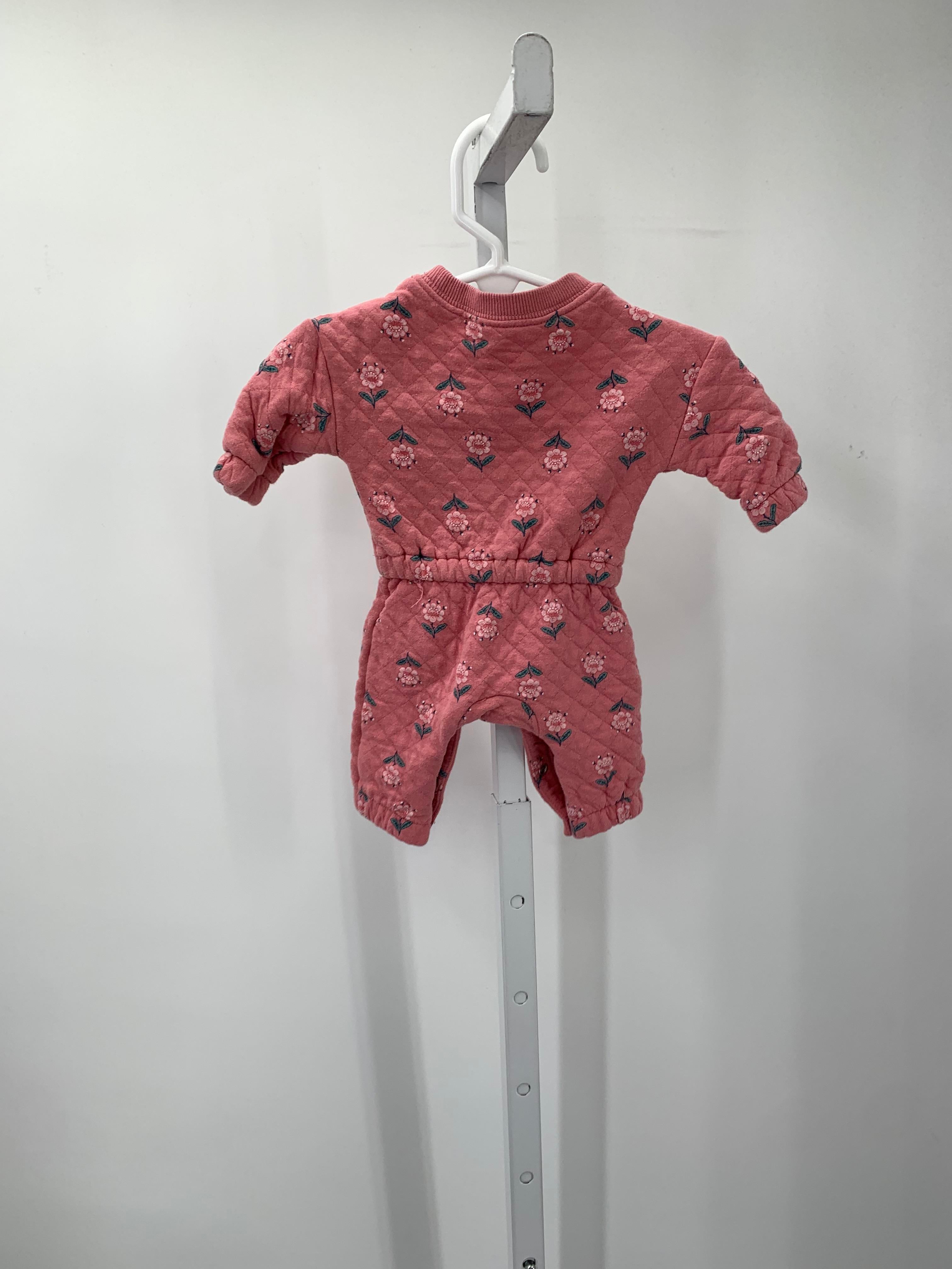 Carters Size Newborn Girls Long Slv. Romper