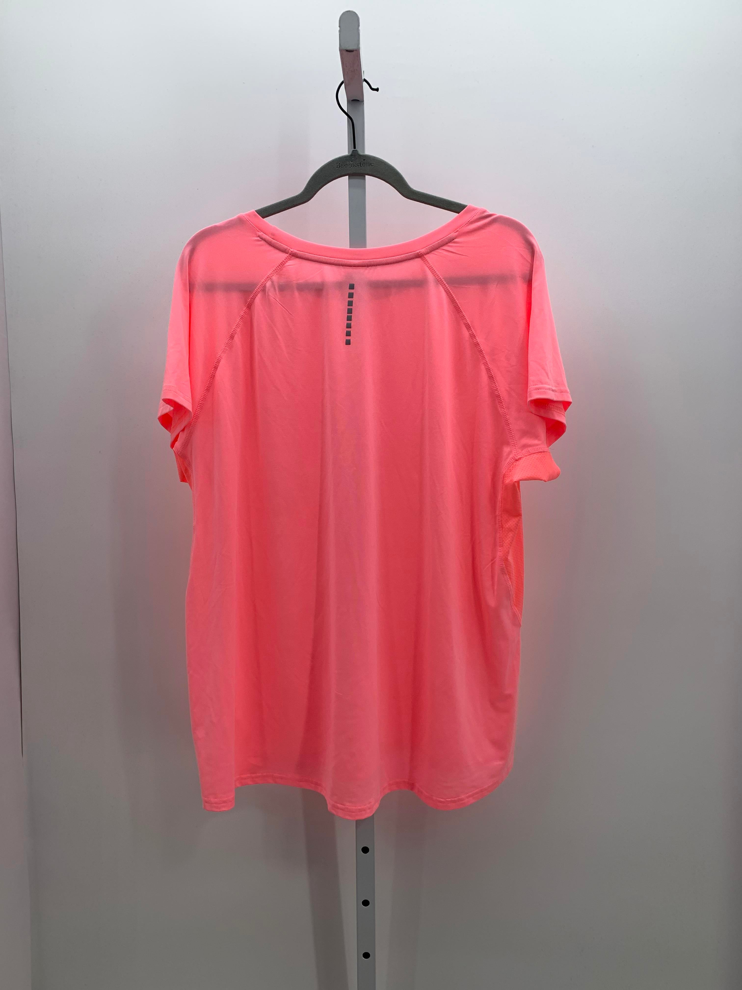 Avia Size XXXL Misses Short Sleeve Shirt