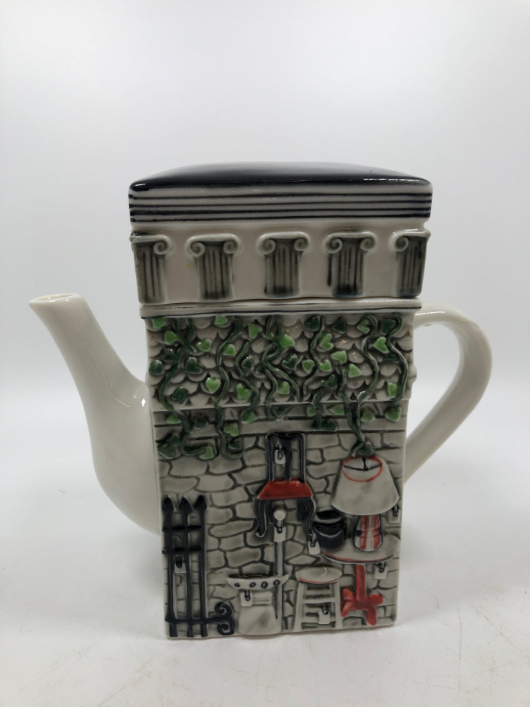 "ANTIQUES" STORE DECOR TEAPOT.