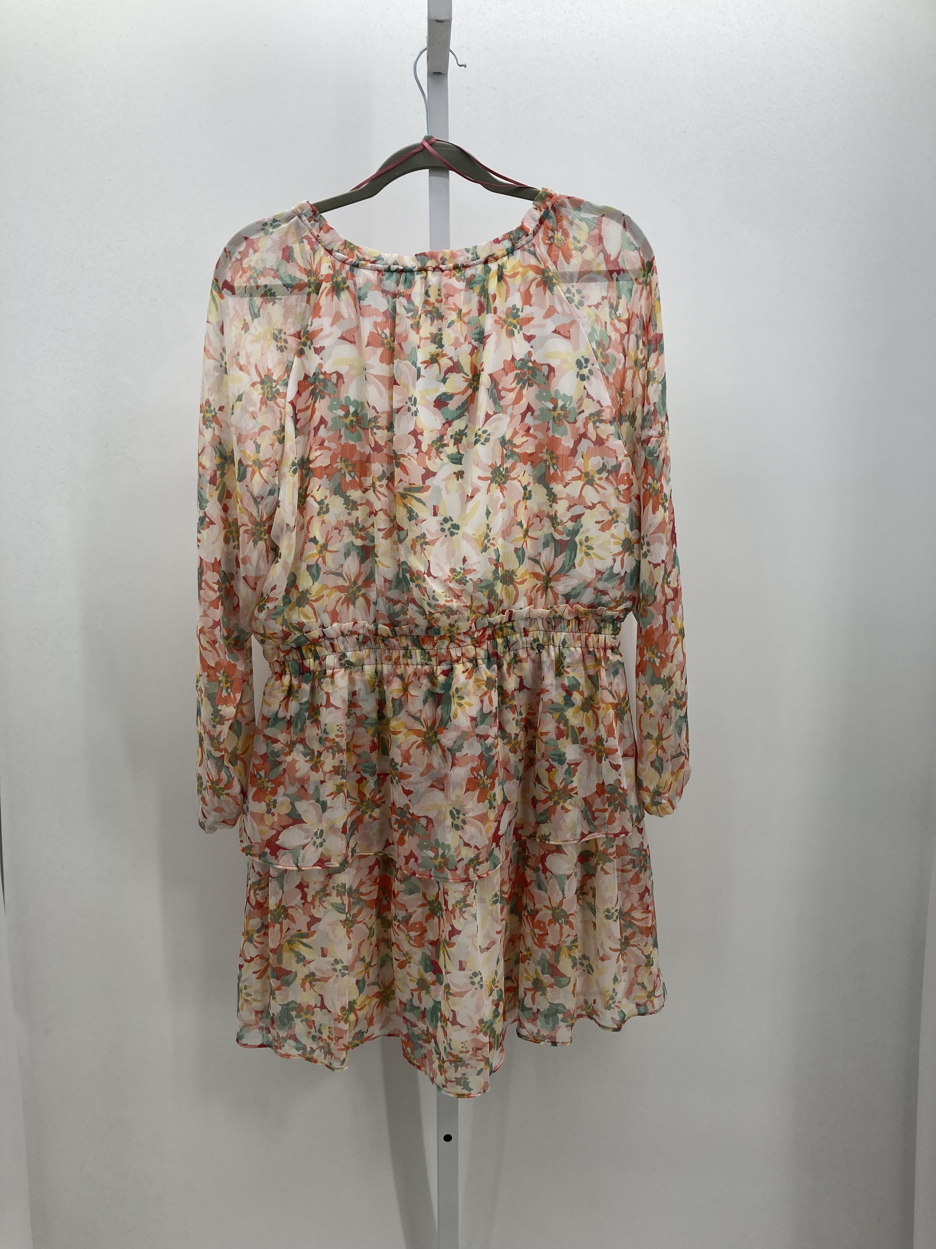 Lauren Conrad Size Large Misses Long Sleeve Dress