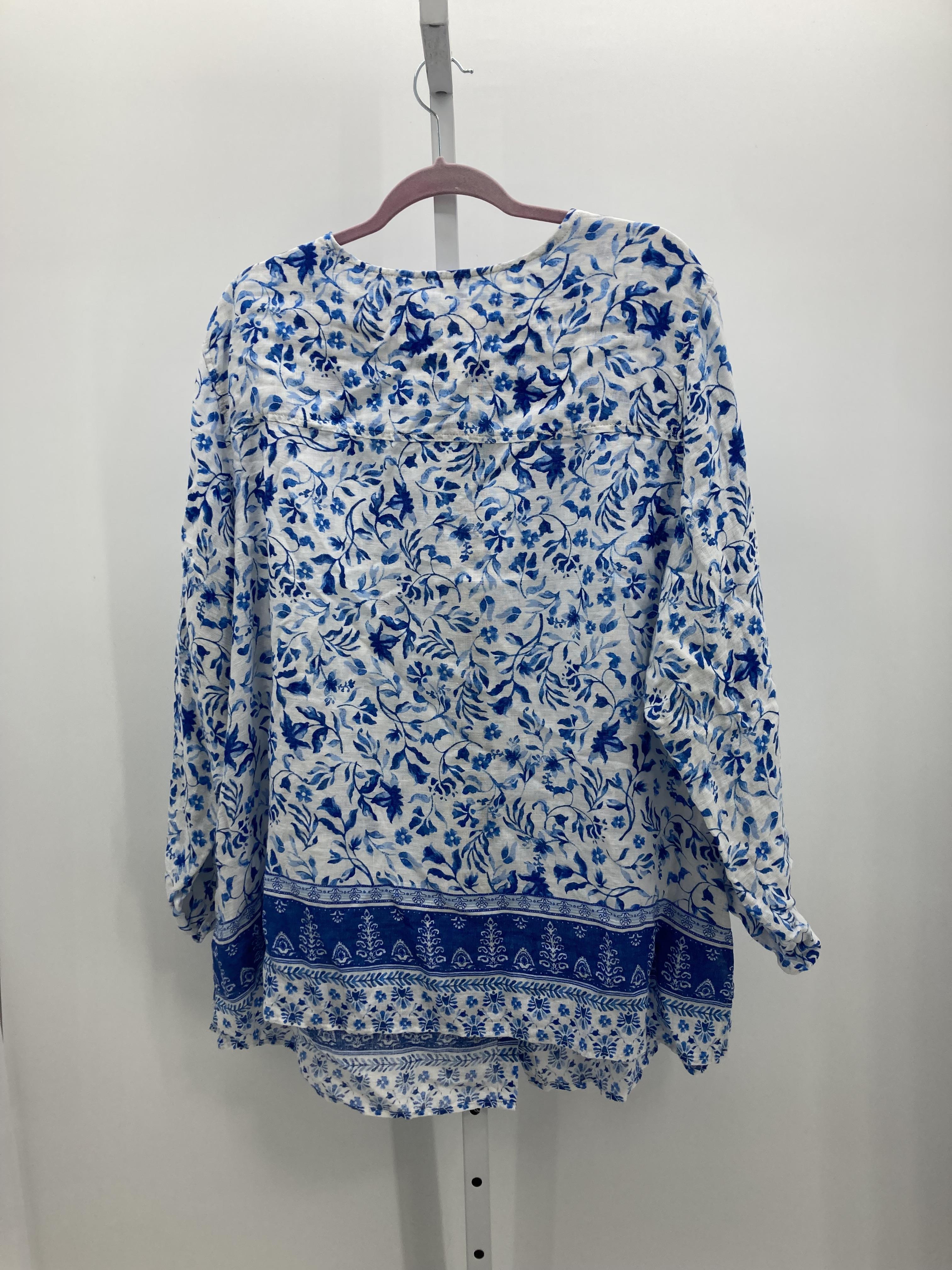Joie Size 3X Womens 3/4 Sleeve Shirt