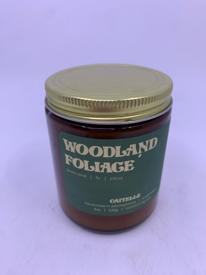 WOODLAND FOLIAGE CANDLE.
