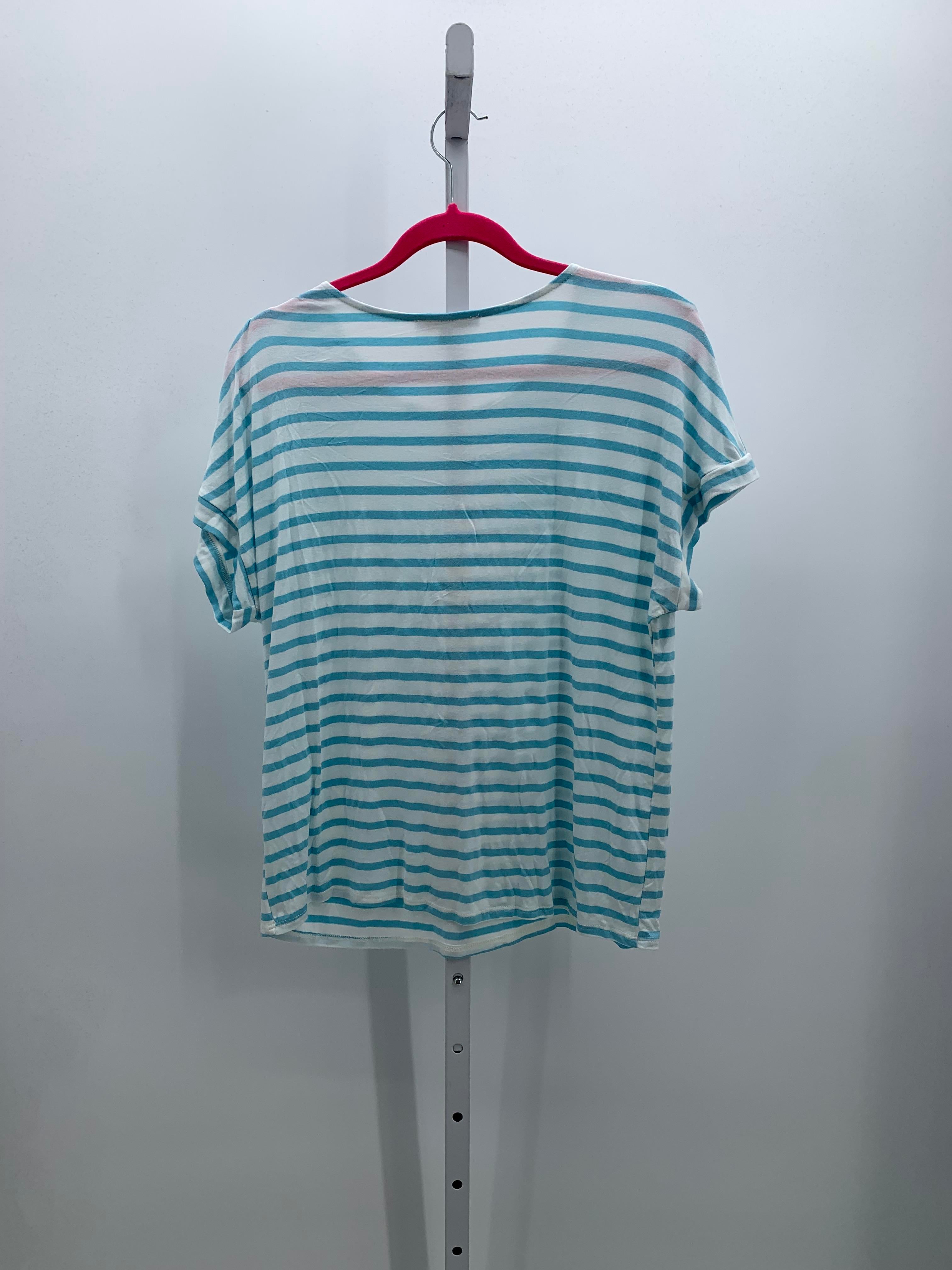 Green Envelope Size Medium Misses Short Sleeve Shirt