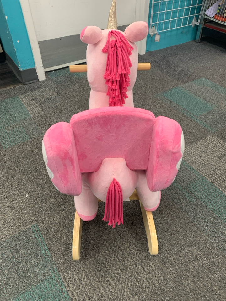 Pink unicorn rocker