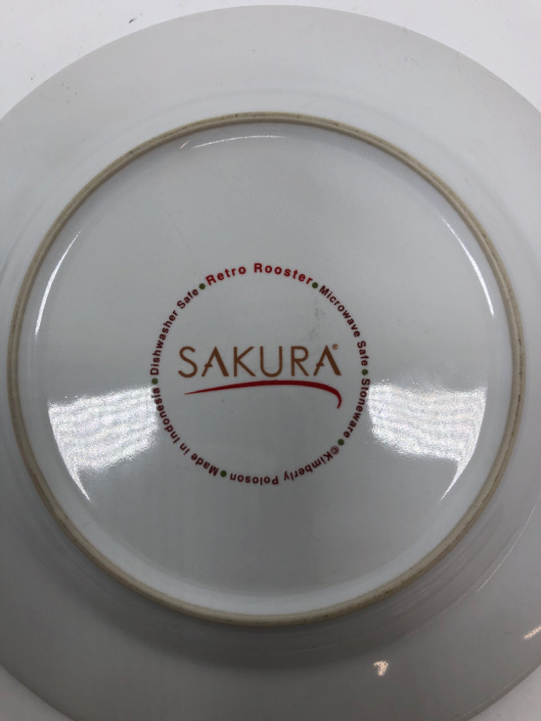 4 ROOSTER STAMP PLATES.