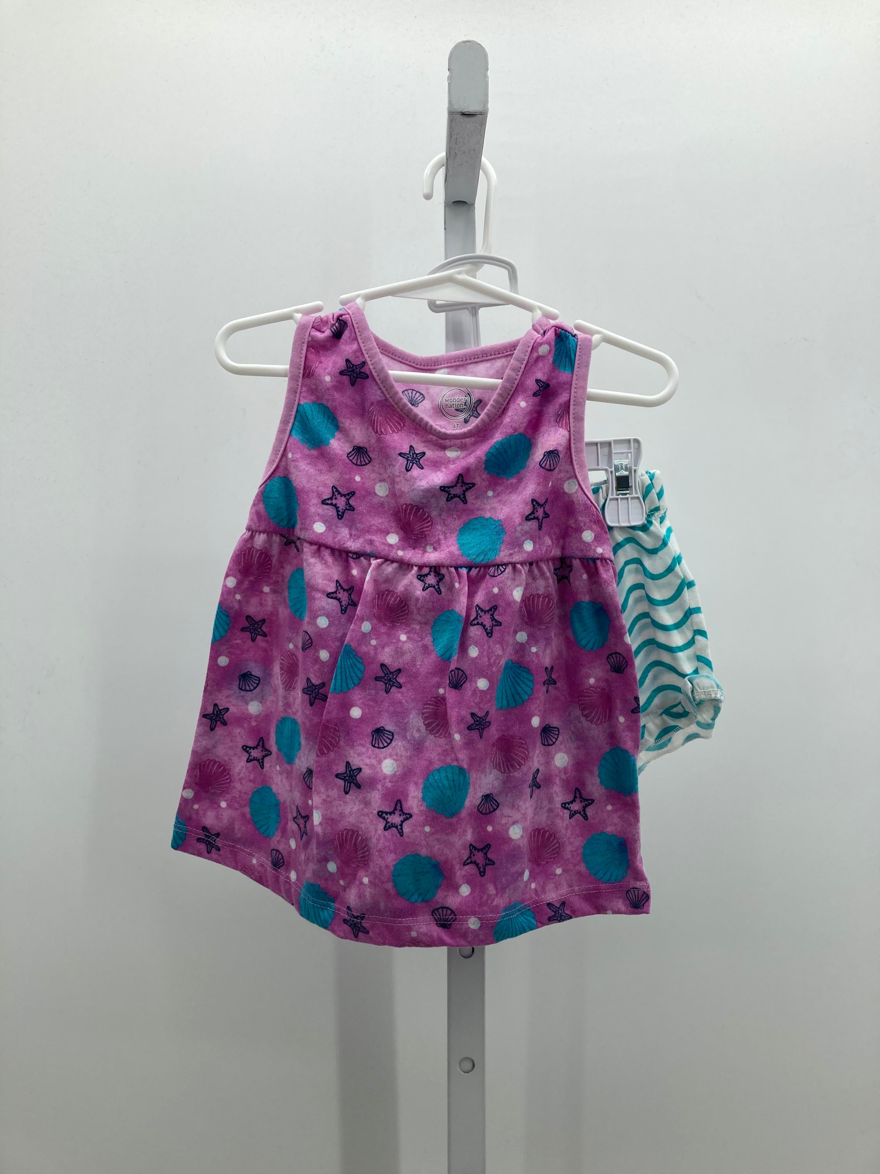 Wonder Nation Size 4T Girls Pajamas