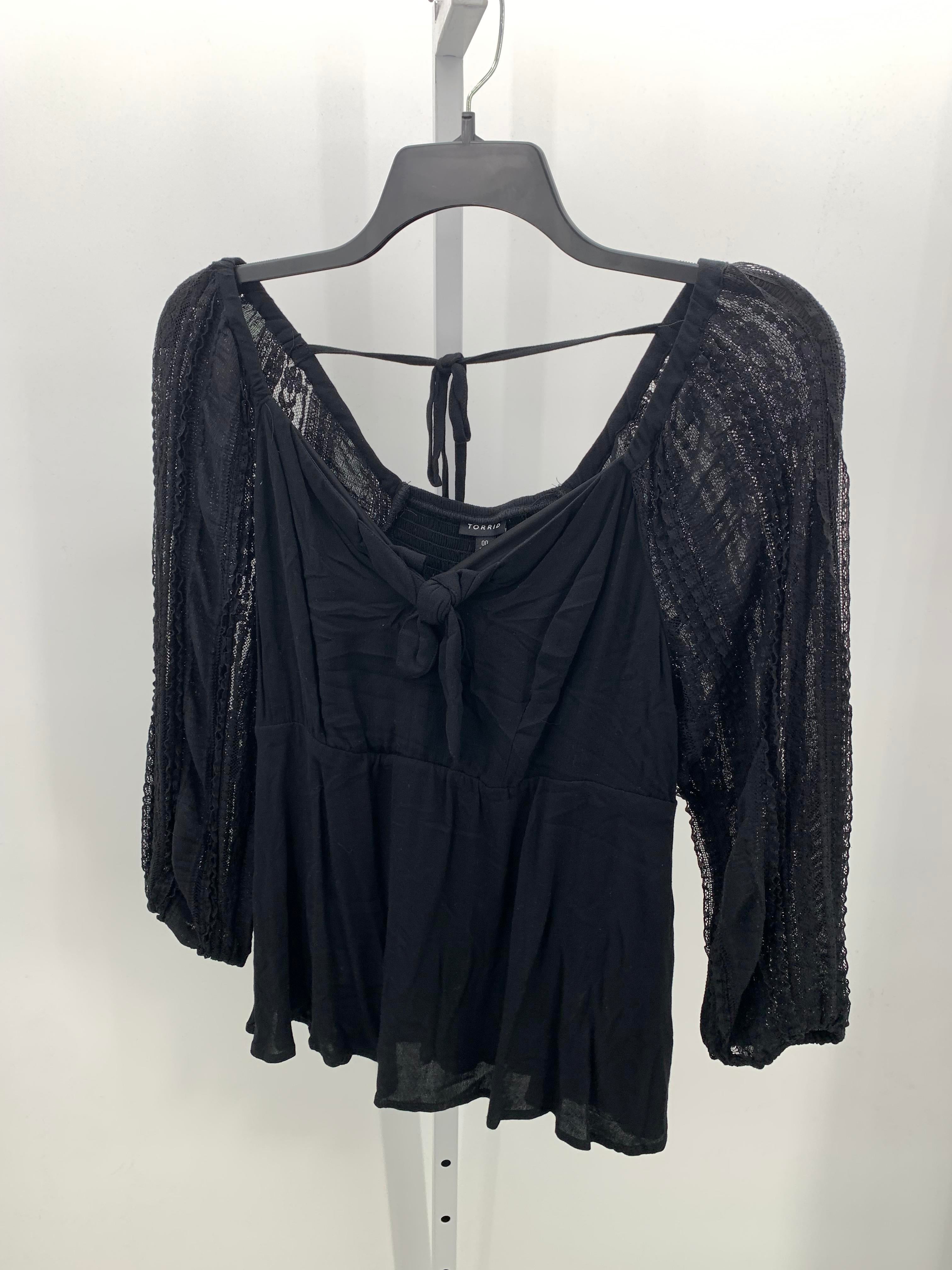 Torrid Size 0X Womens Long Sleeve Shirt