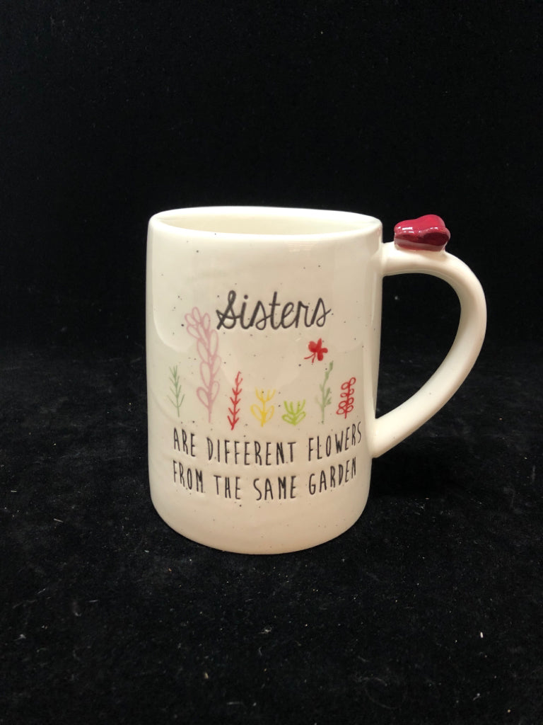 SISTERS ARE FROM THE SAME GARDEN MUG.