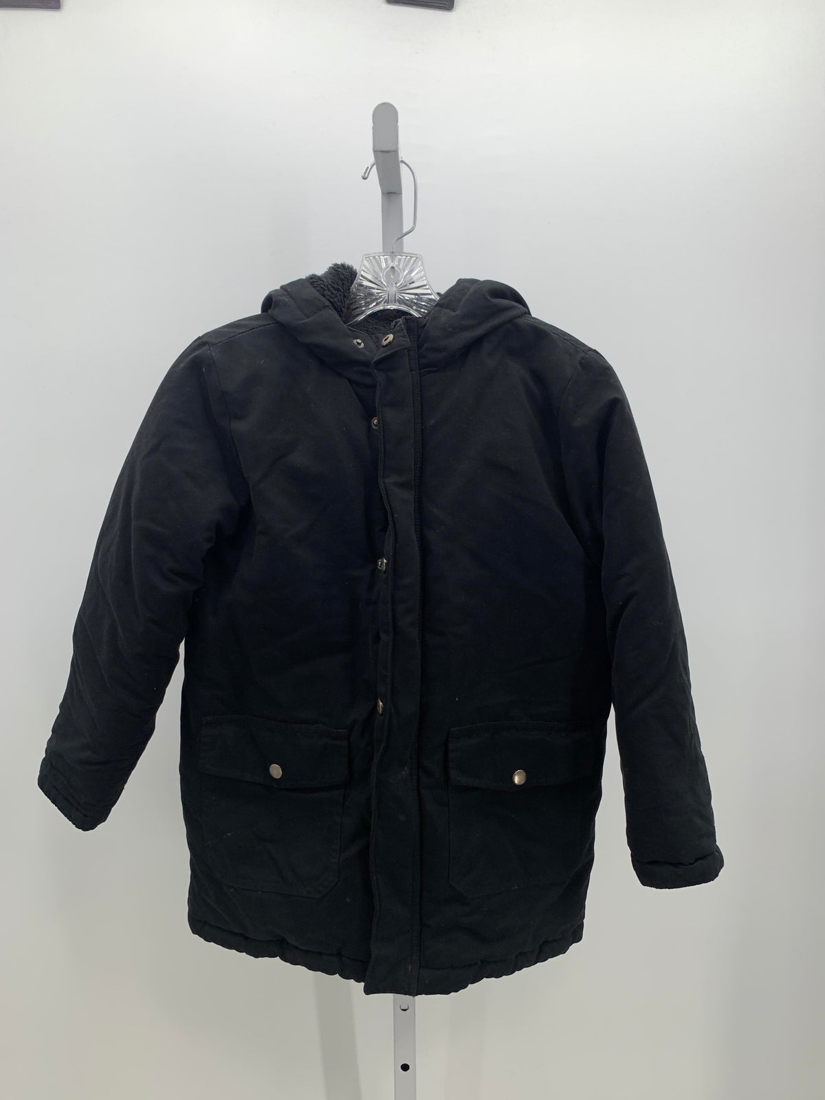 HOODED ZIP UP JACKET.