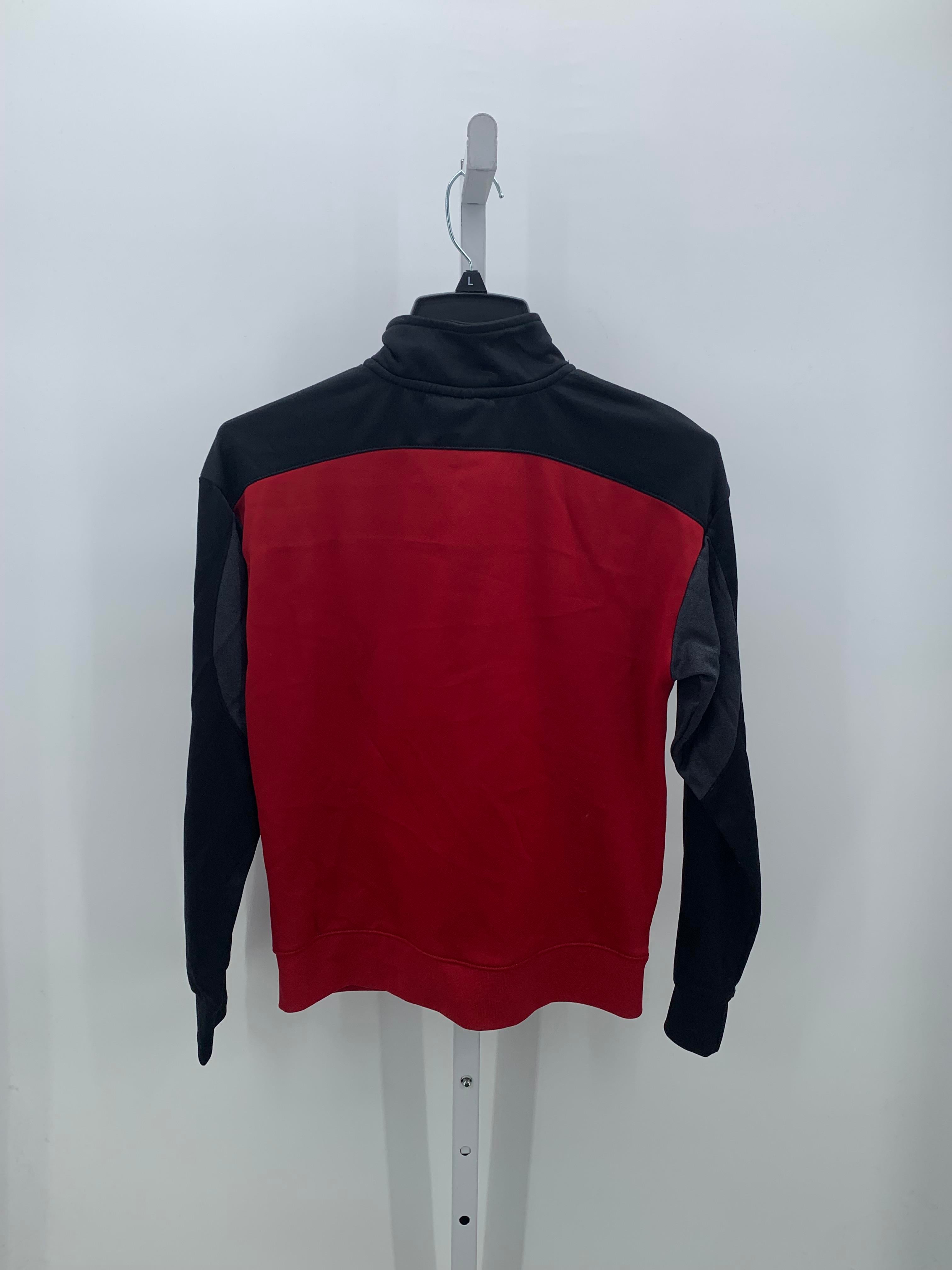 RED ZIP UP KNIT