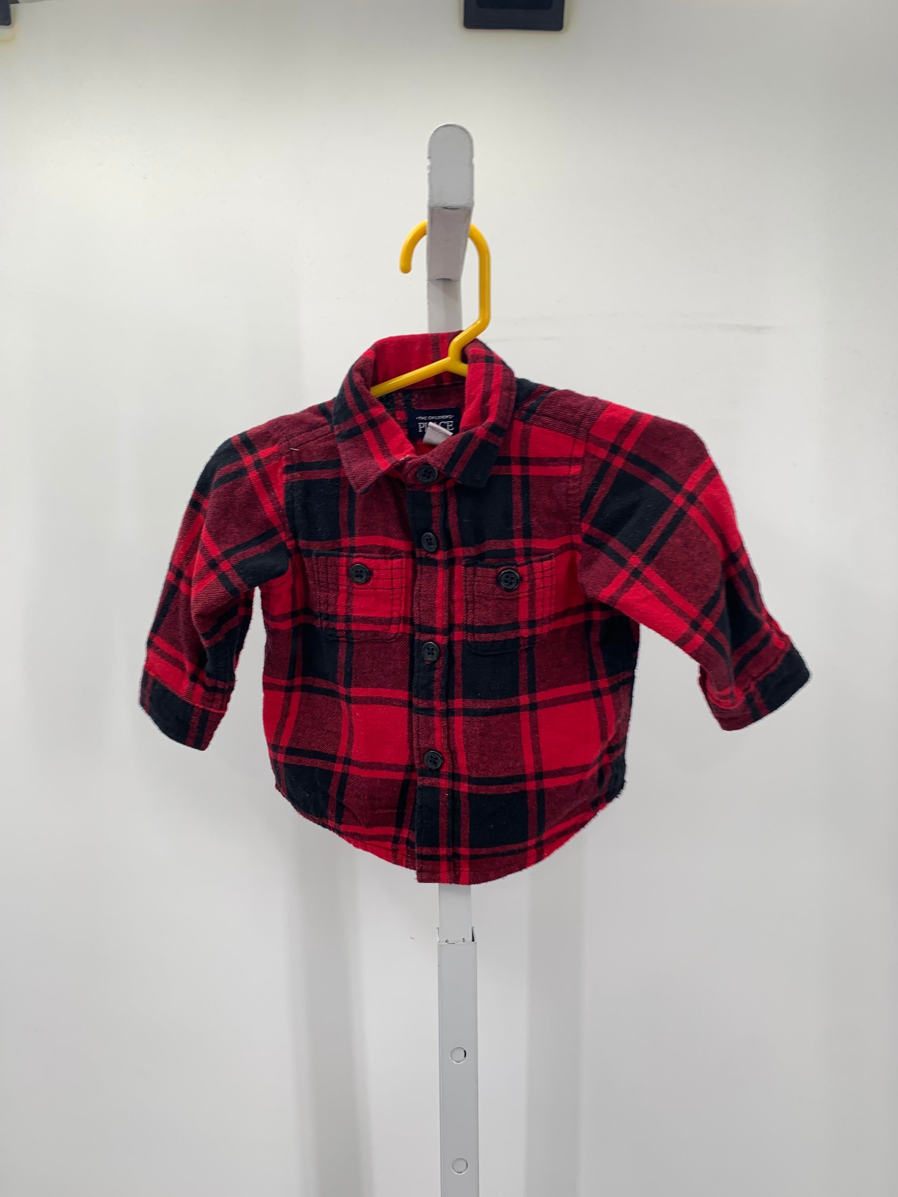 BLACK PLAID BTN DOWN