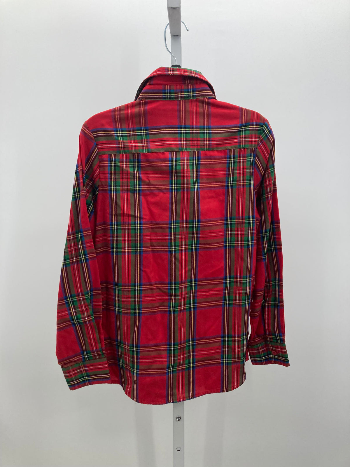 PLAID BTN DOWN