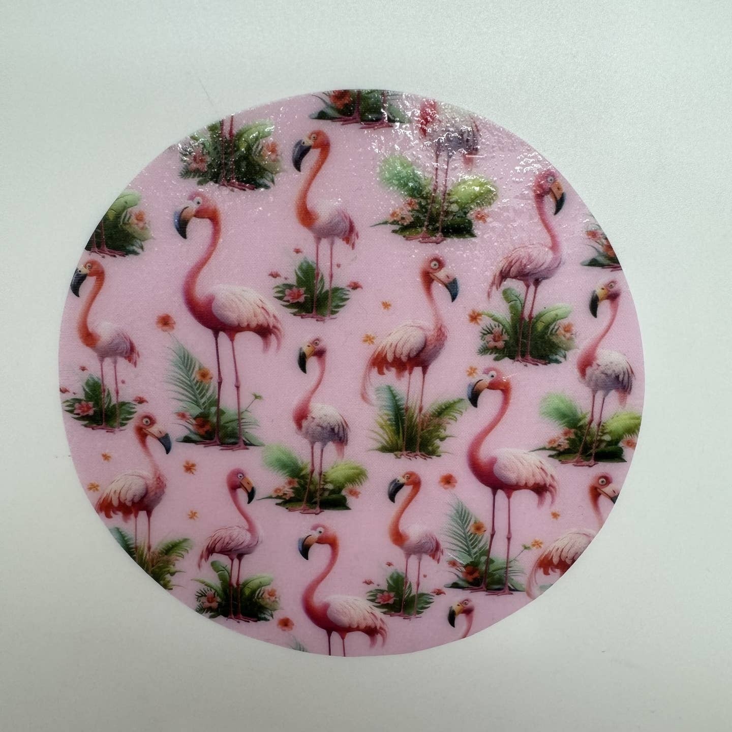 New - Andreas Silicone Jar Opener - Pink Flamingos