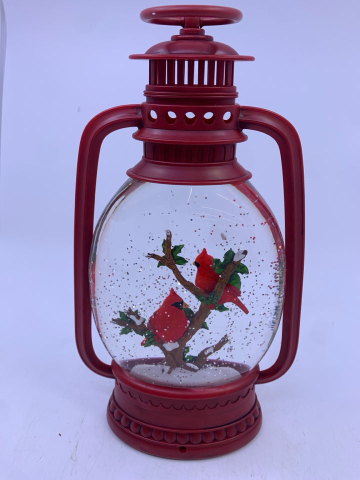 NIB CARDINAL WATER GLOBE LANTERN.