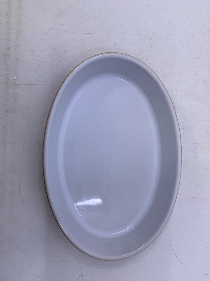 OVAL SMALL CASSEROLE DISH.
