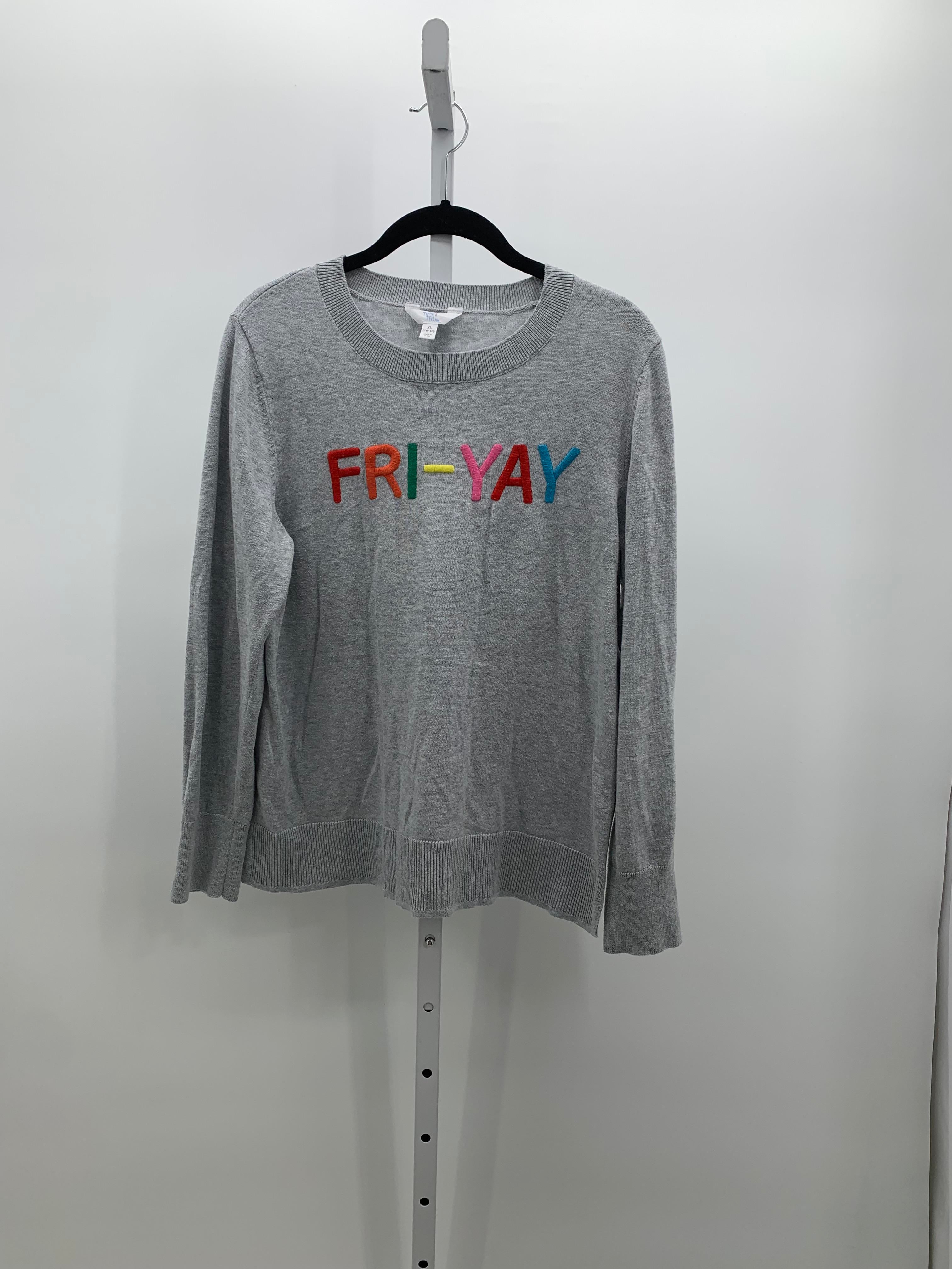 Time and Tru Size Extra Large Misses Long Slv Sweater