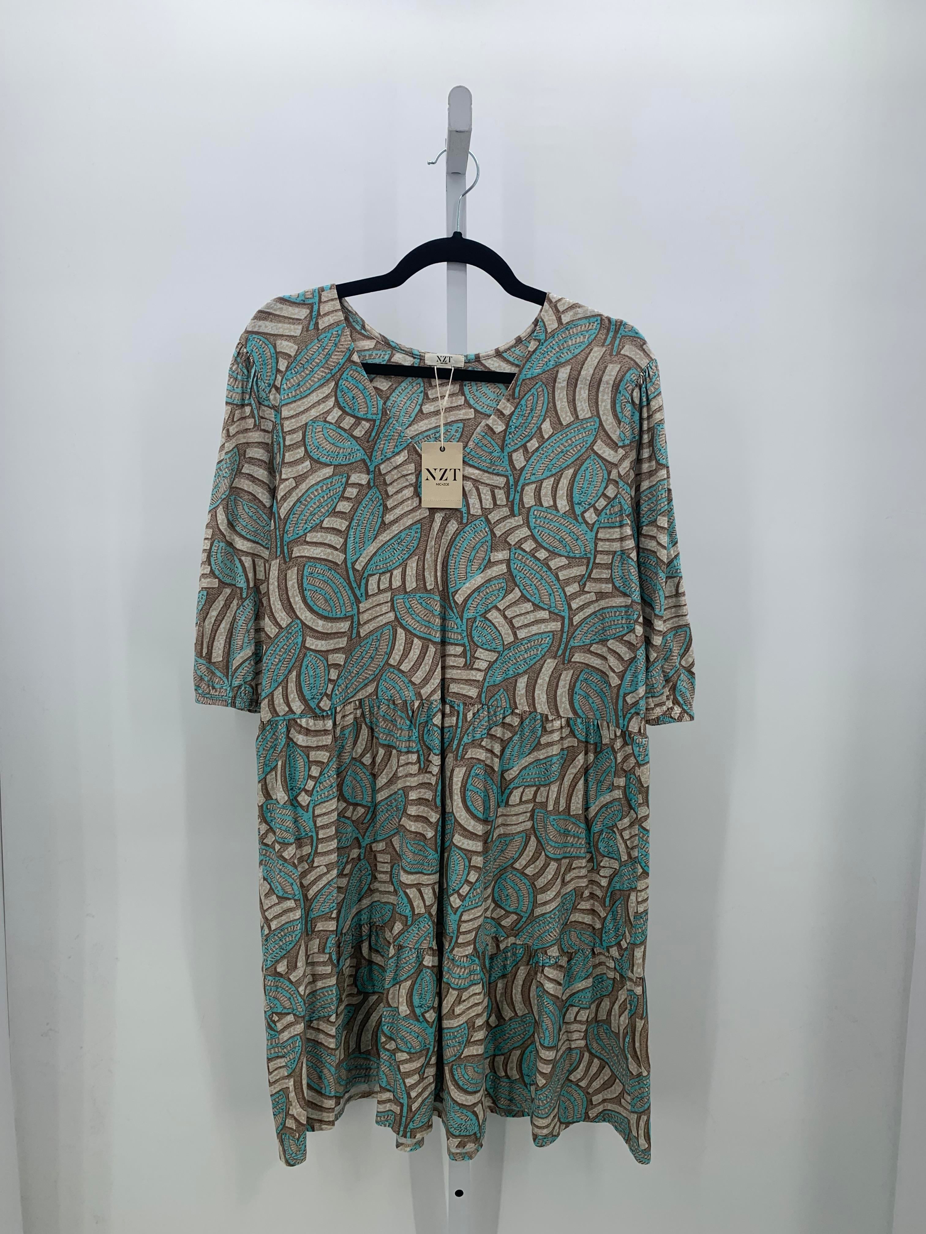Nic+Zoe Size Extra Large Misses Short Sleeve Dress
