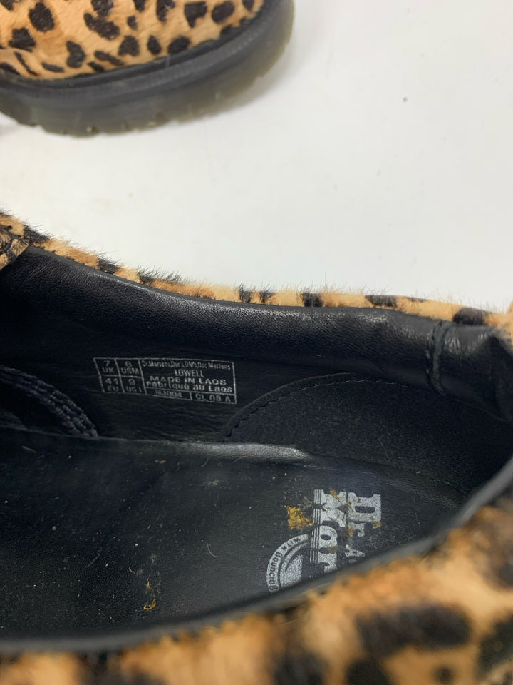 Dr Doc Martens Lowell Archive Leopard Shoes (Men-8, Wom-9)