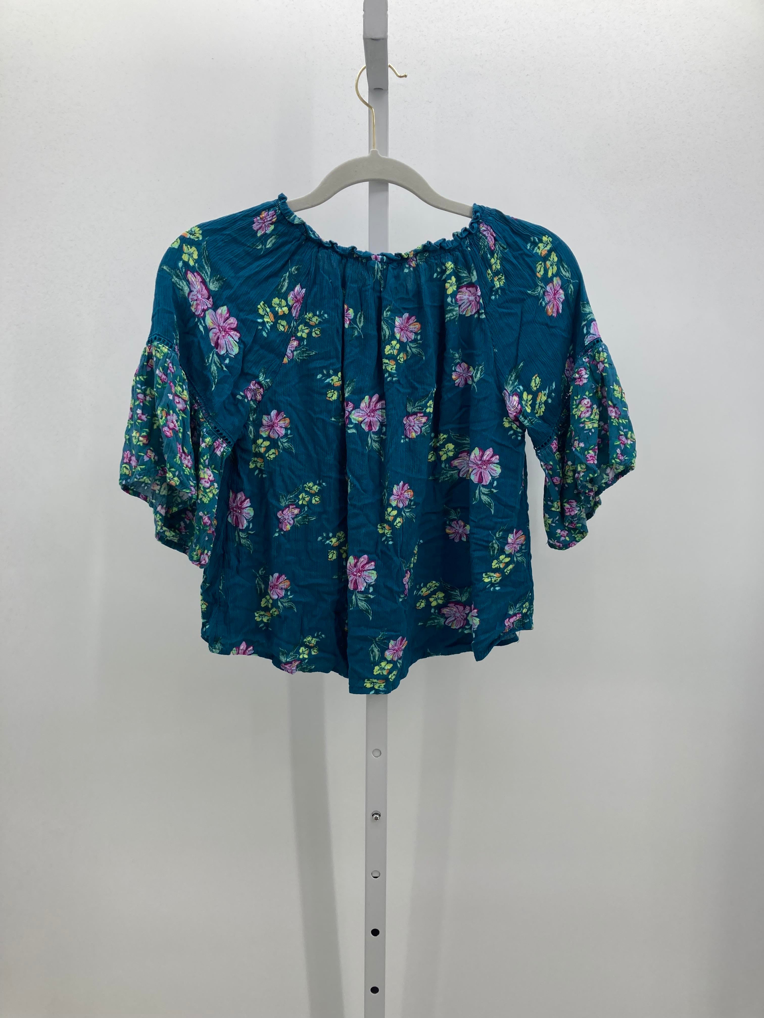 Justice Size 12-14 Girls Short Sleeve Shirt
