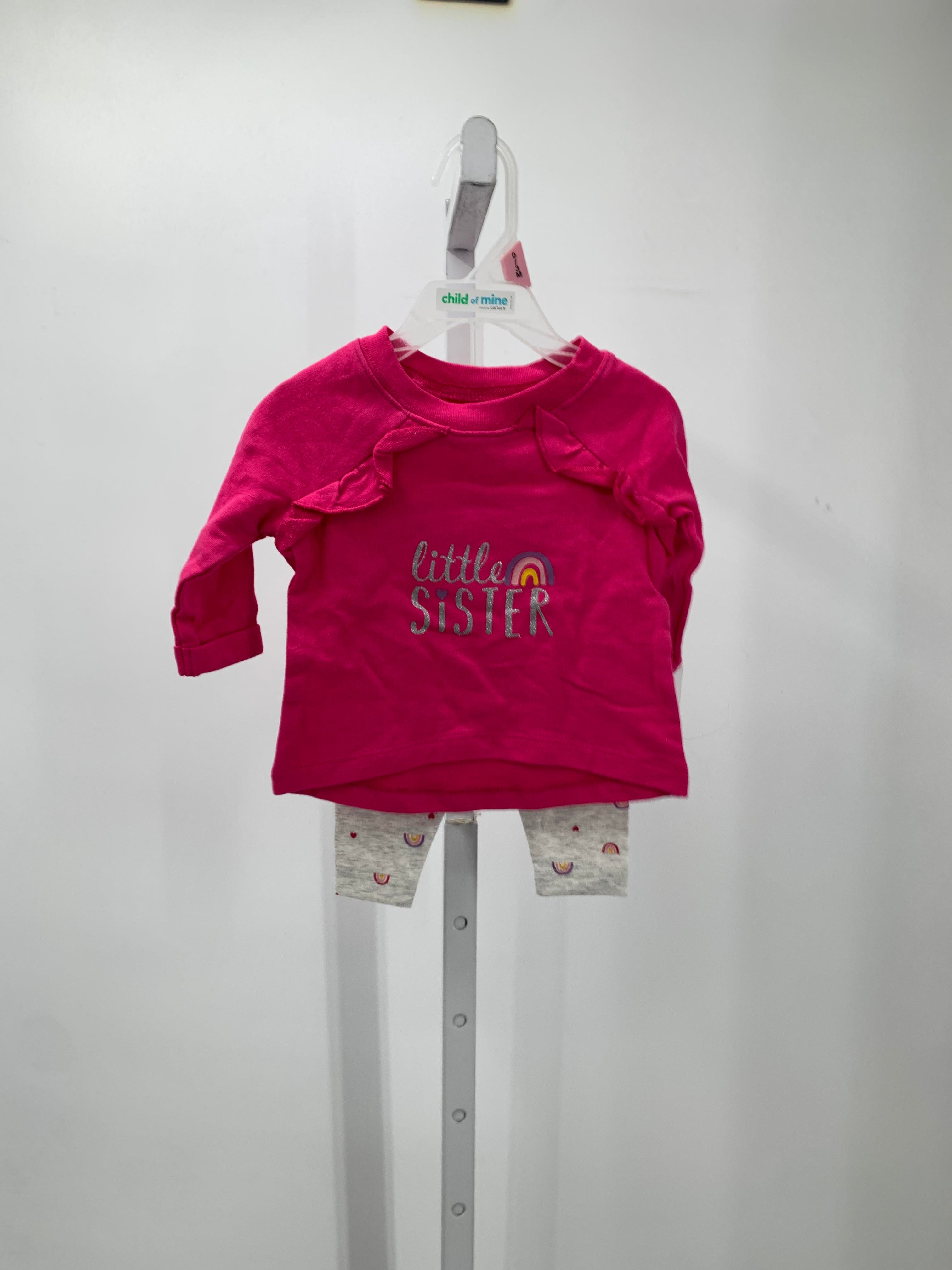 Child of Mine Size 0-3 months Girls 2 Pieces