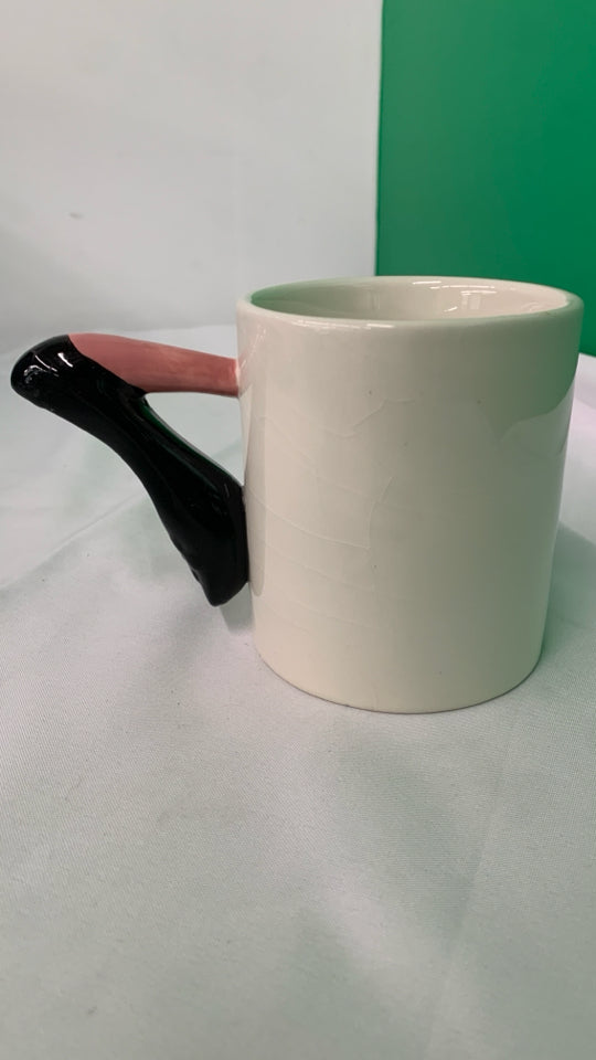 THE HIGHER THE HEELS MUG.
