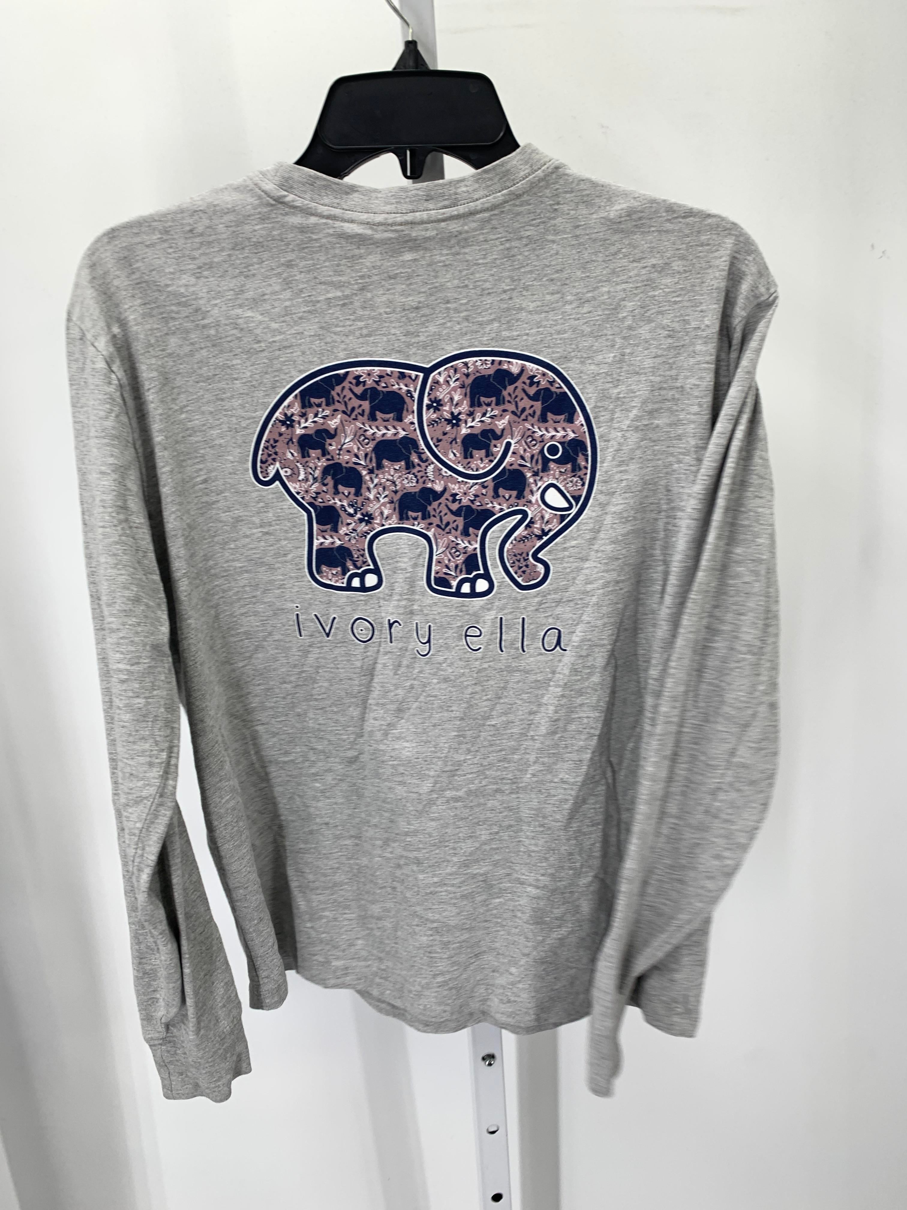 Ivory Ella Size Small Juniors Long Sleeve Shirt