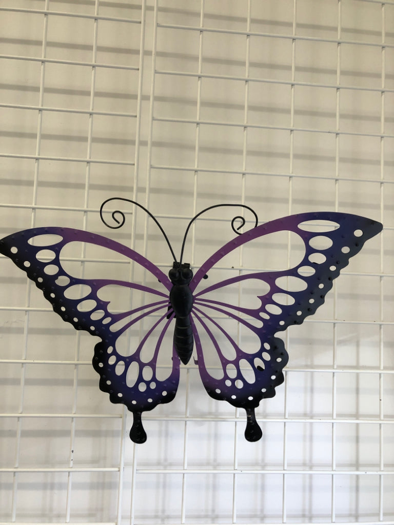 METAL PINK + PURPLE BUTTERFLY.