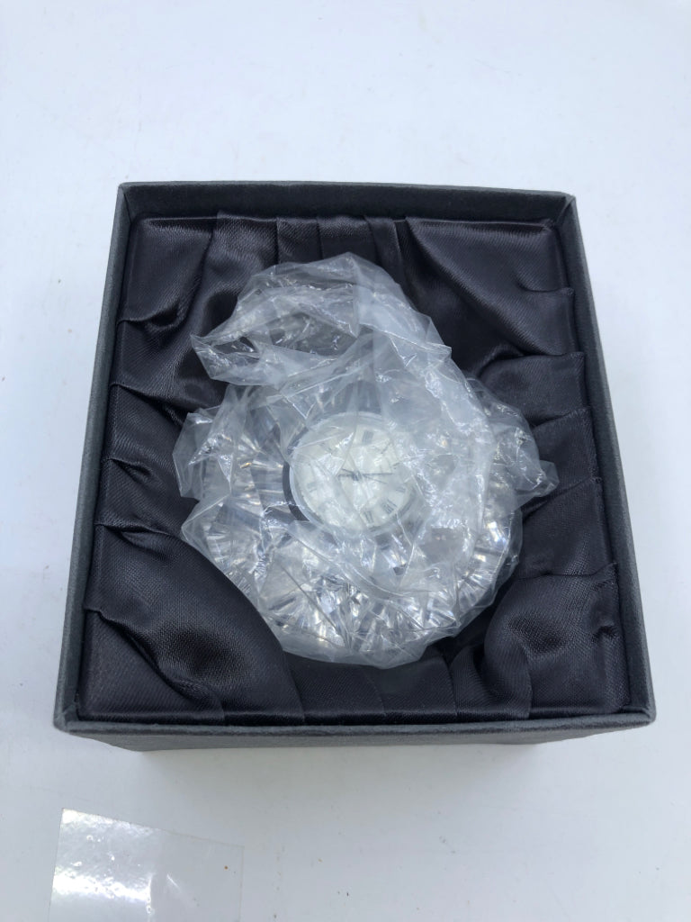 NIB WATERFORD CRYSTAL CLOCK.