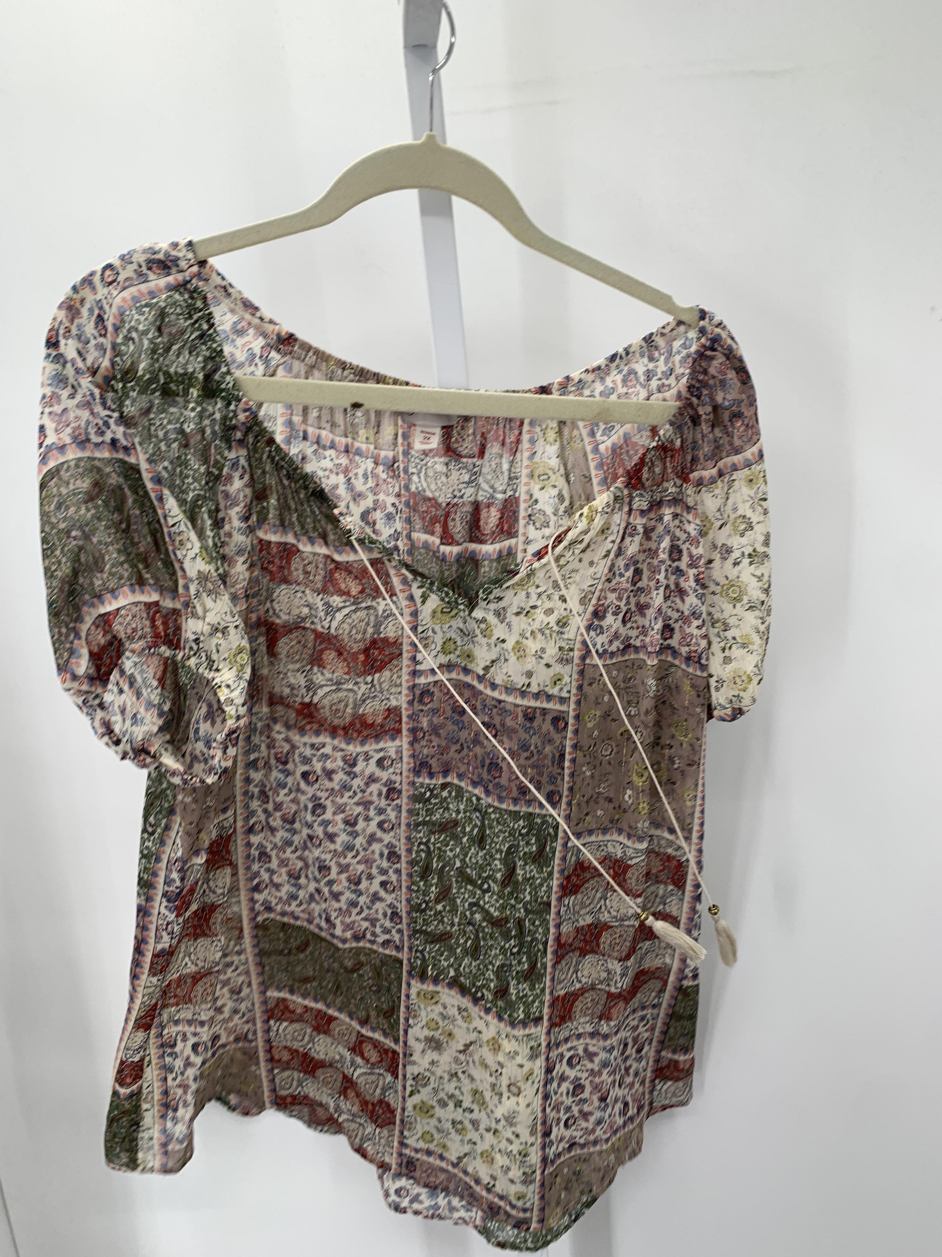 db Size 2X Womens Short Sleeve Shirt