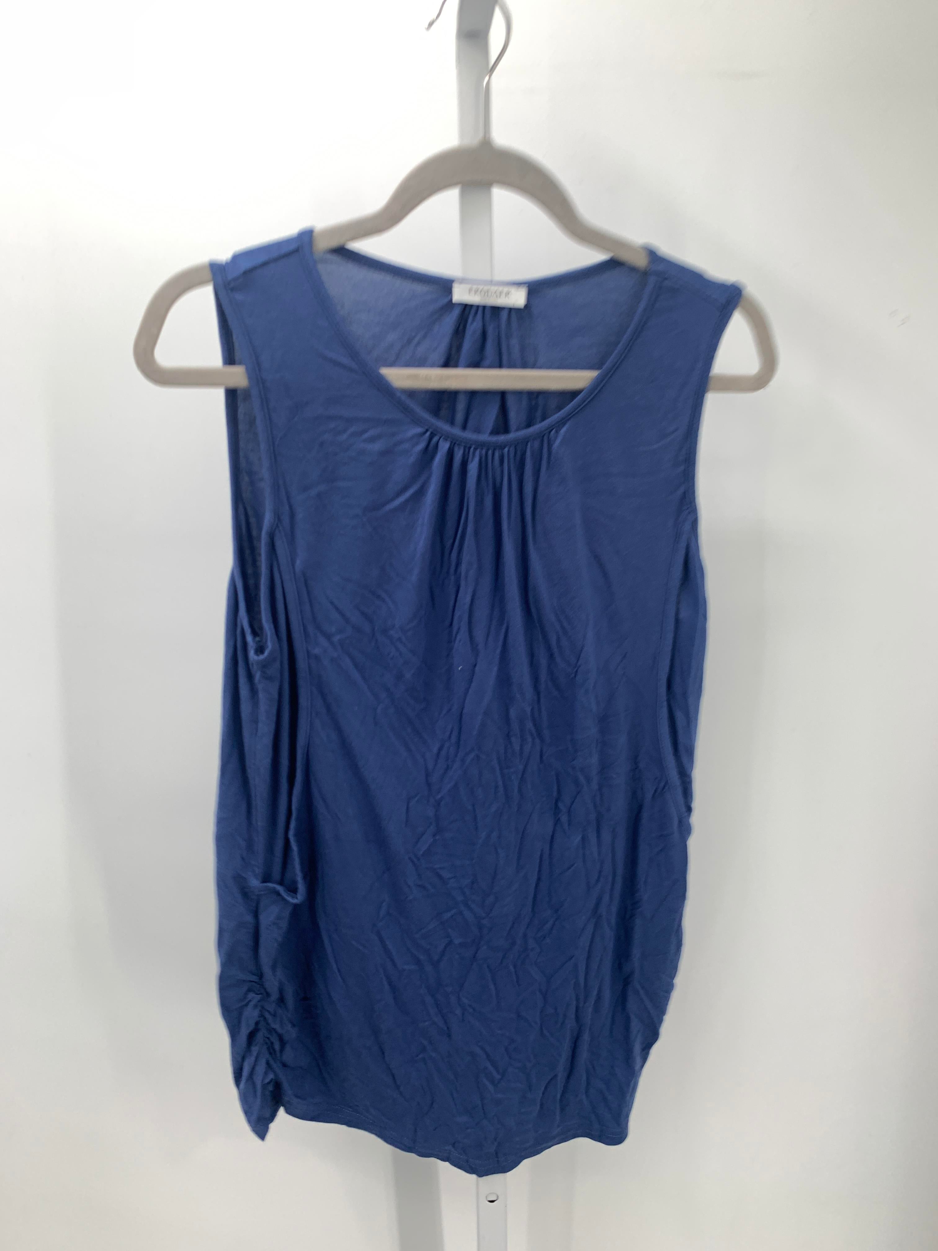 Blue Size Large Maternity Tank