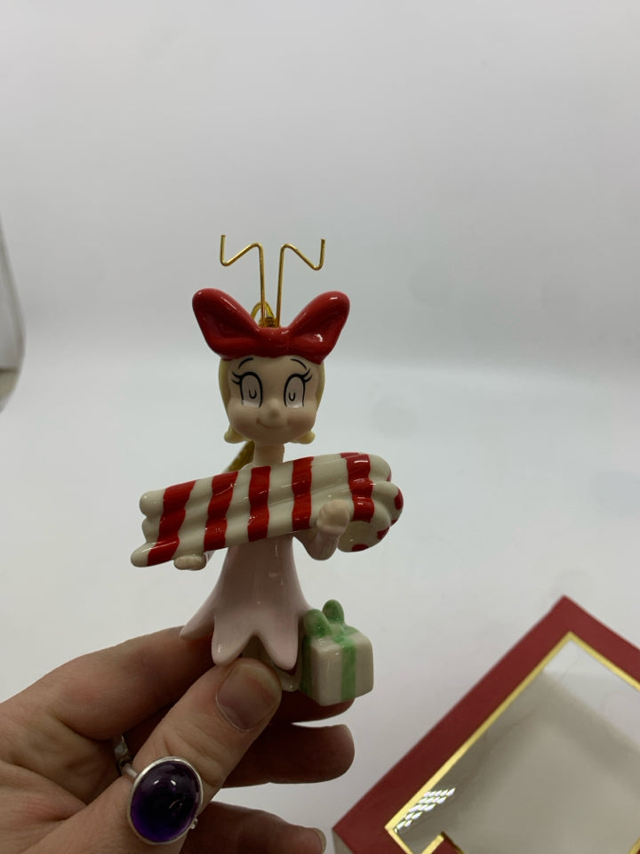 NIB LENOX CINDY LOU WHO ORNAMENT.