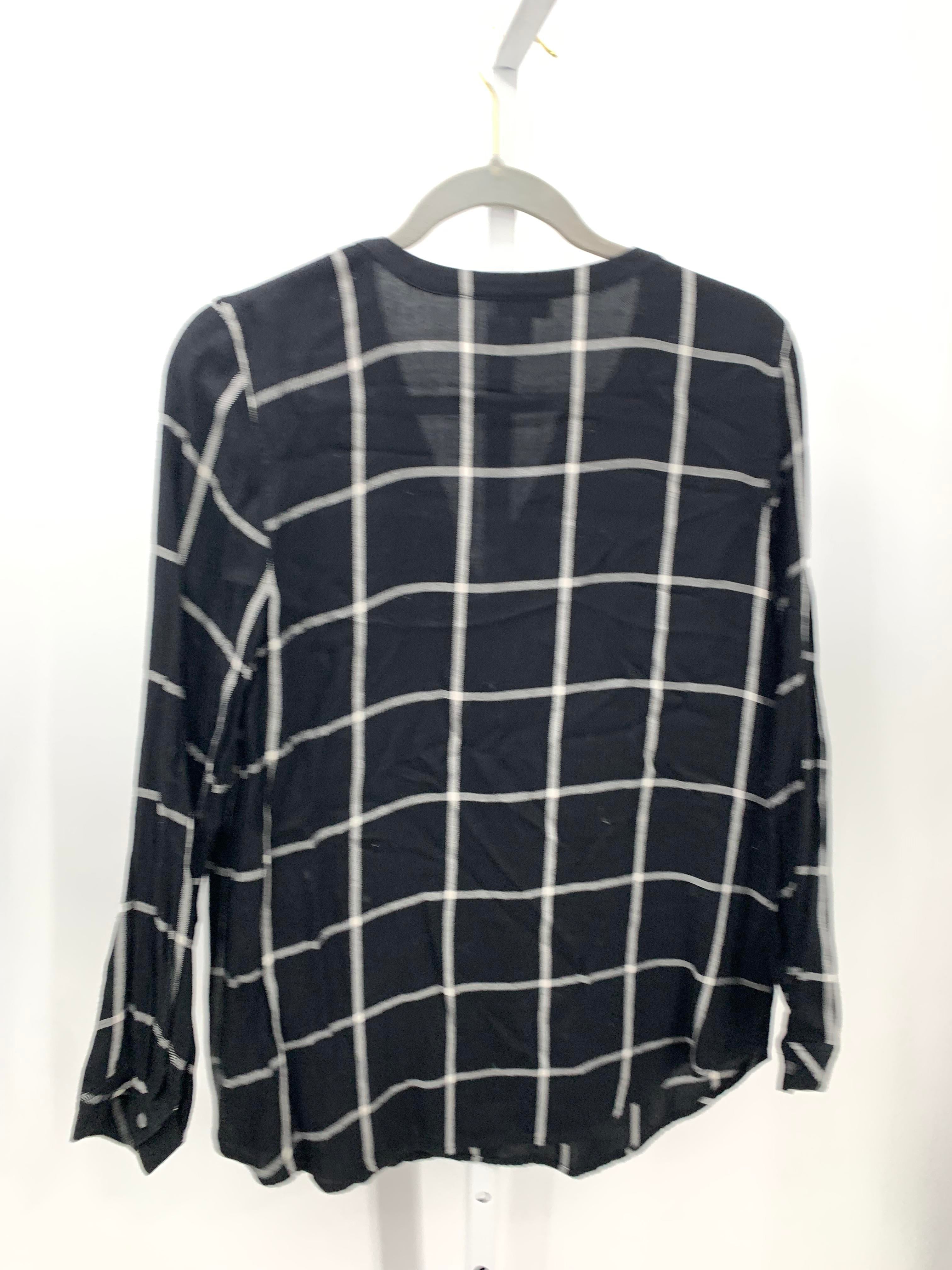 Talbots Size Medium Misses Long Sleeve Shirt
