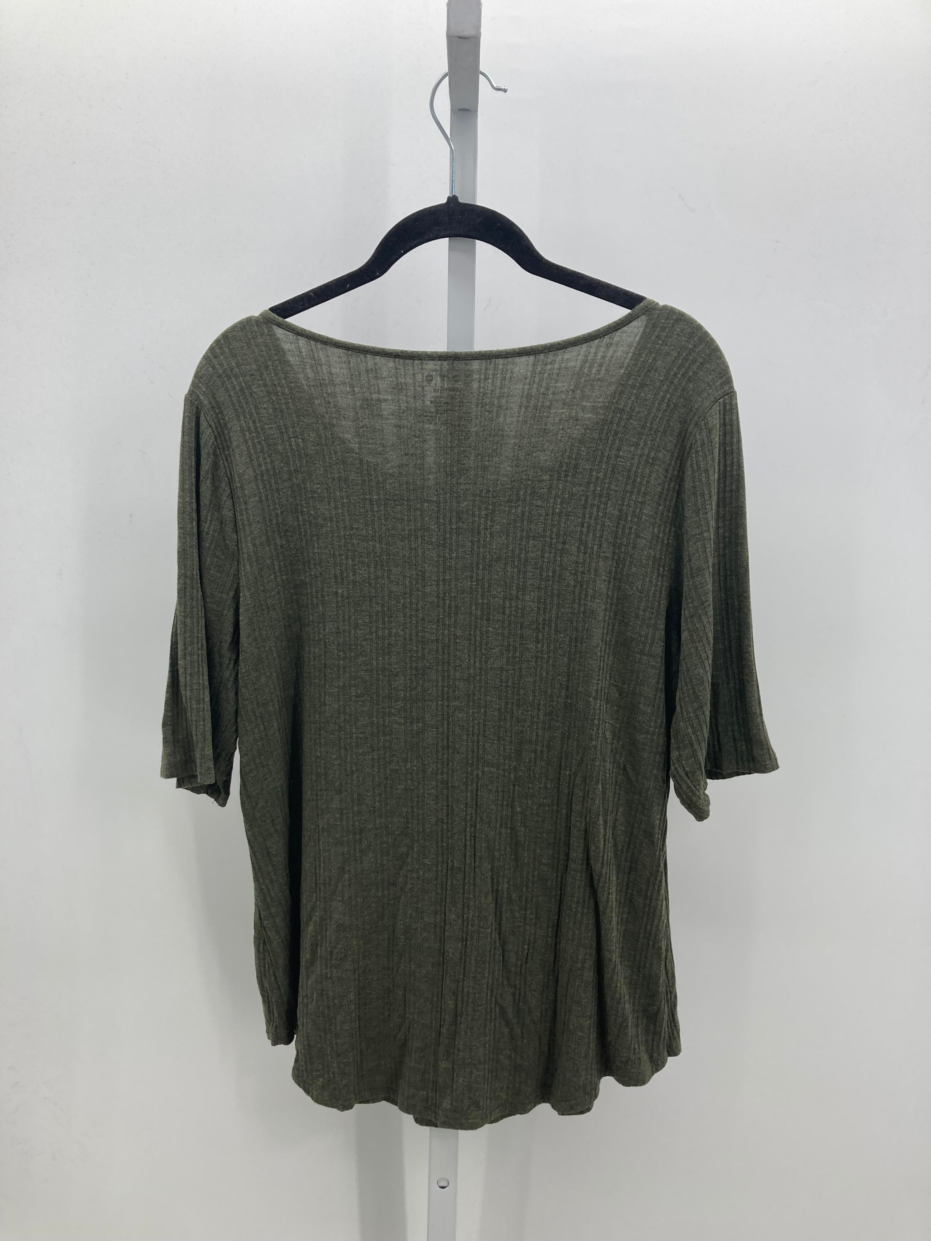 Apt. 9 Size Large Misses Short Sleeve Shirt