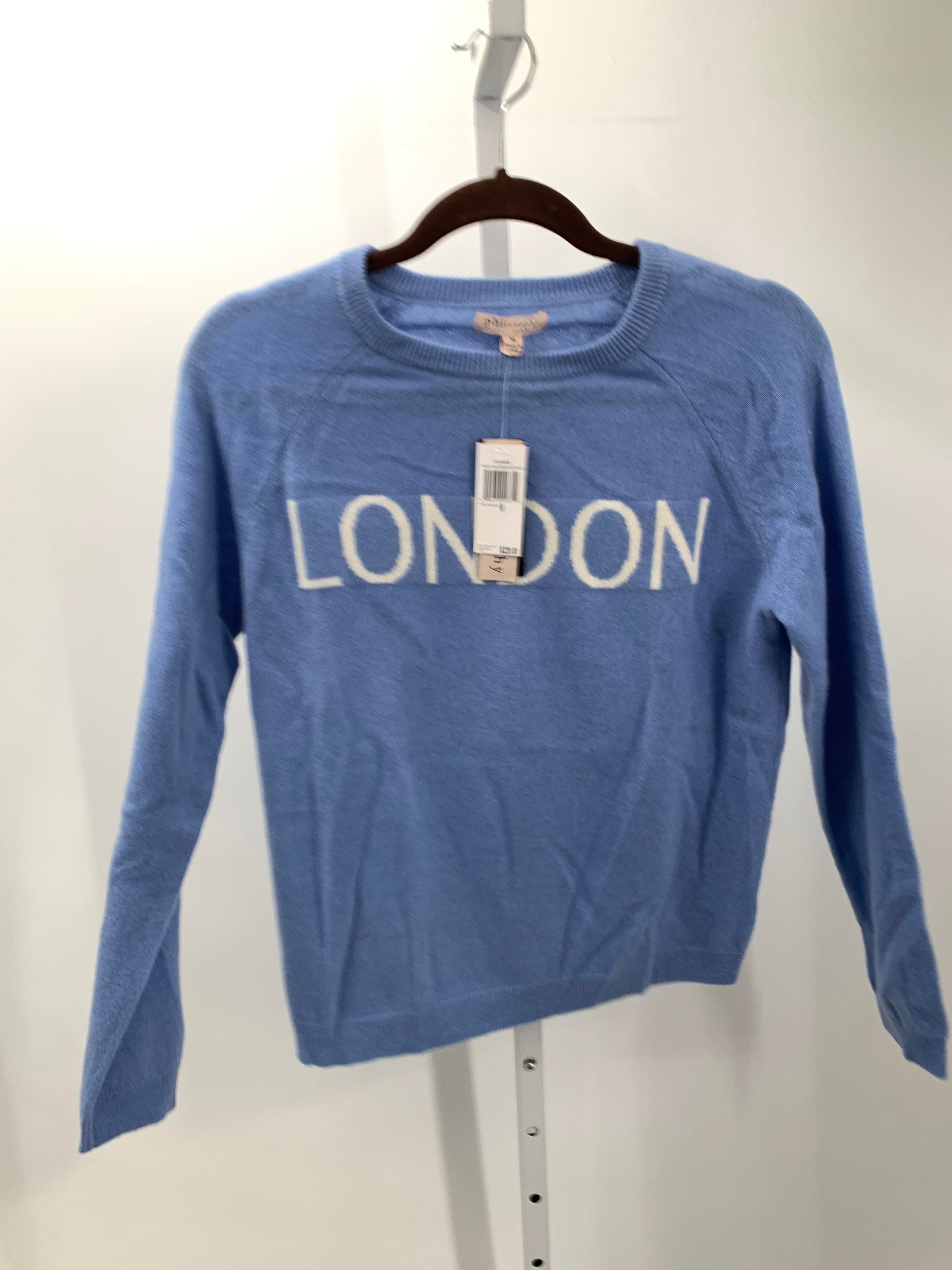 philosophy Size Medium Misses Long Slv Sweater